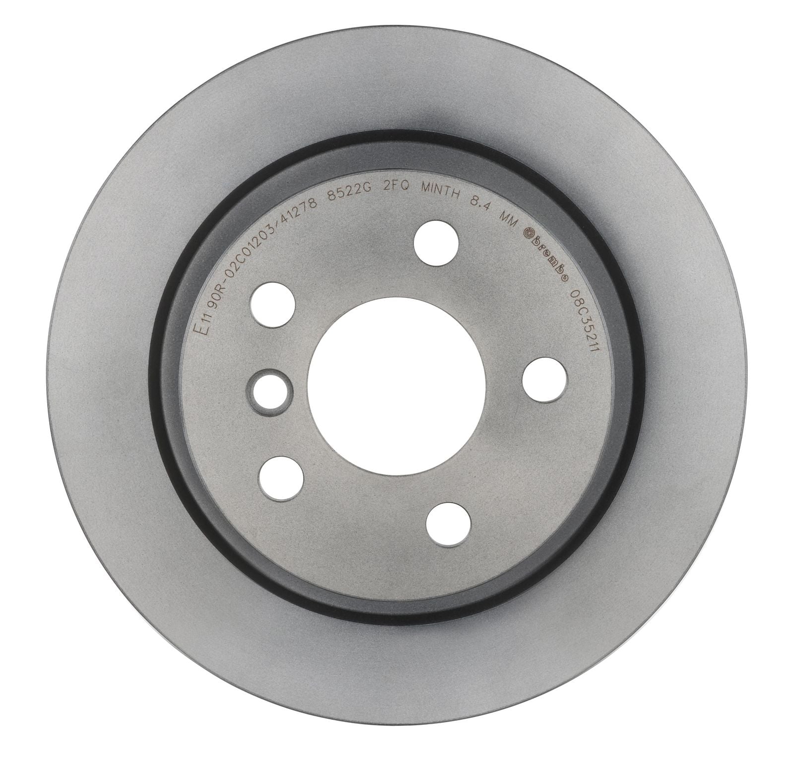 PRIME UV Coated Rear Disc Brake Rotor - 08.C352.11_07