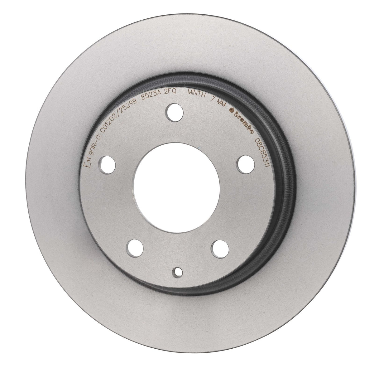 PRIME UV Coated Rear Disc Brake Rotor - 08.C653.11_08