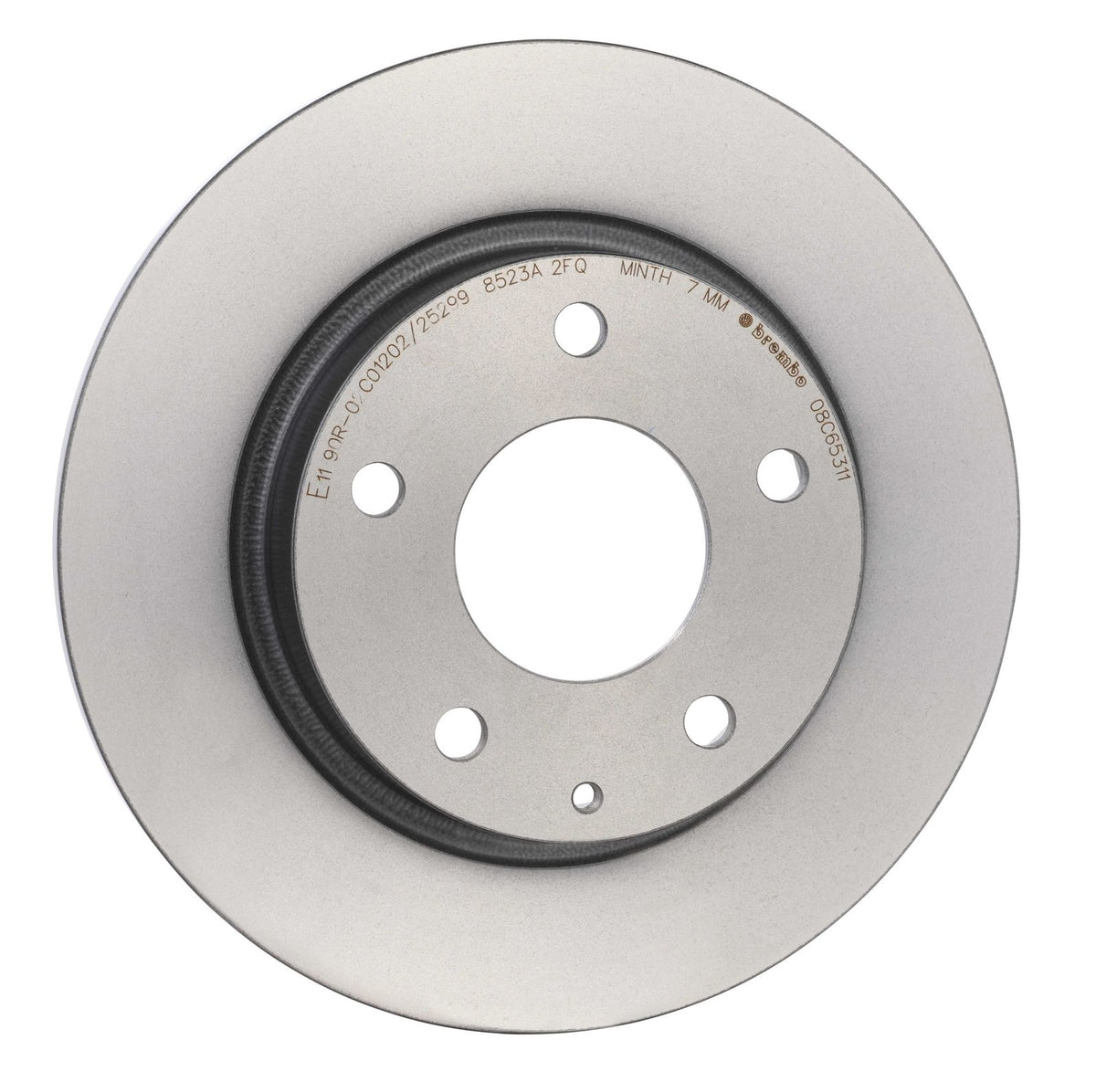 PRIME UV Coated Rear Disc Brake Rotor - 08.C653.11_30