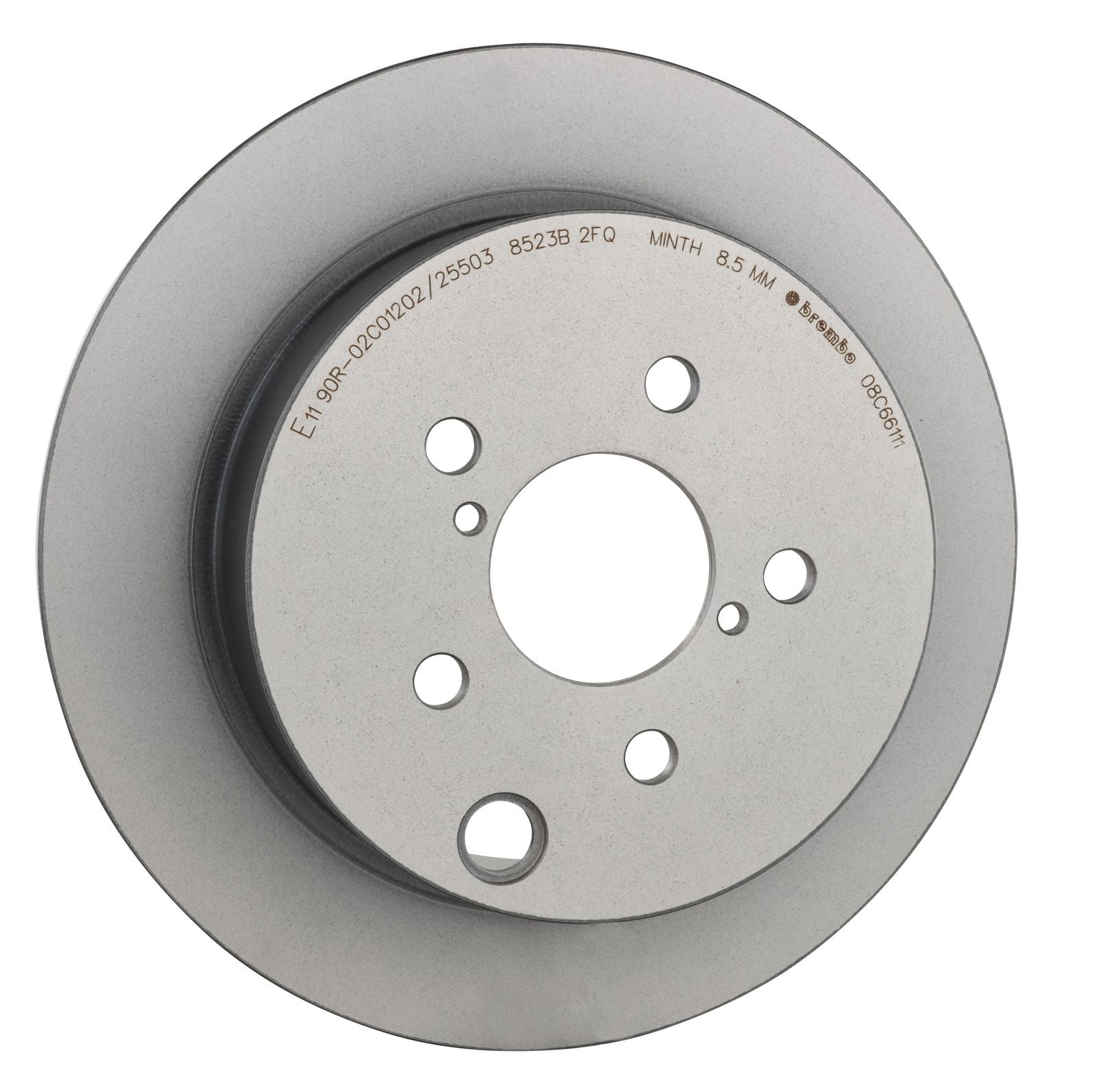 PRIME UV Coated Rear Disc Brake Rotor - 08.C661.11_24