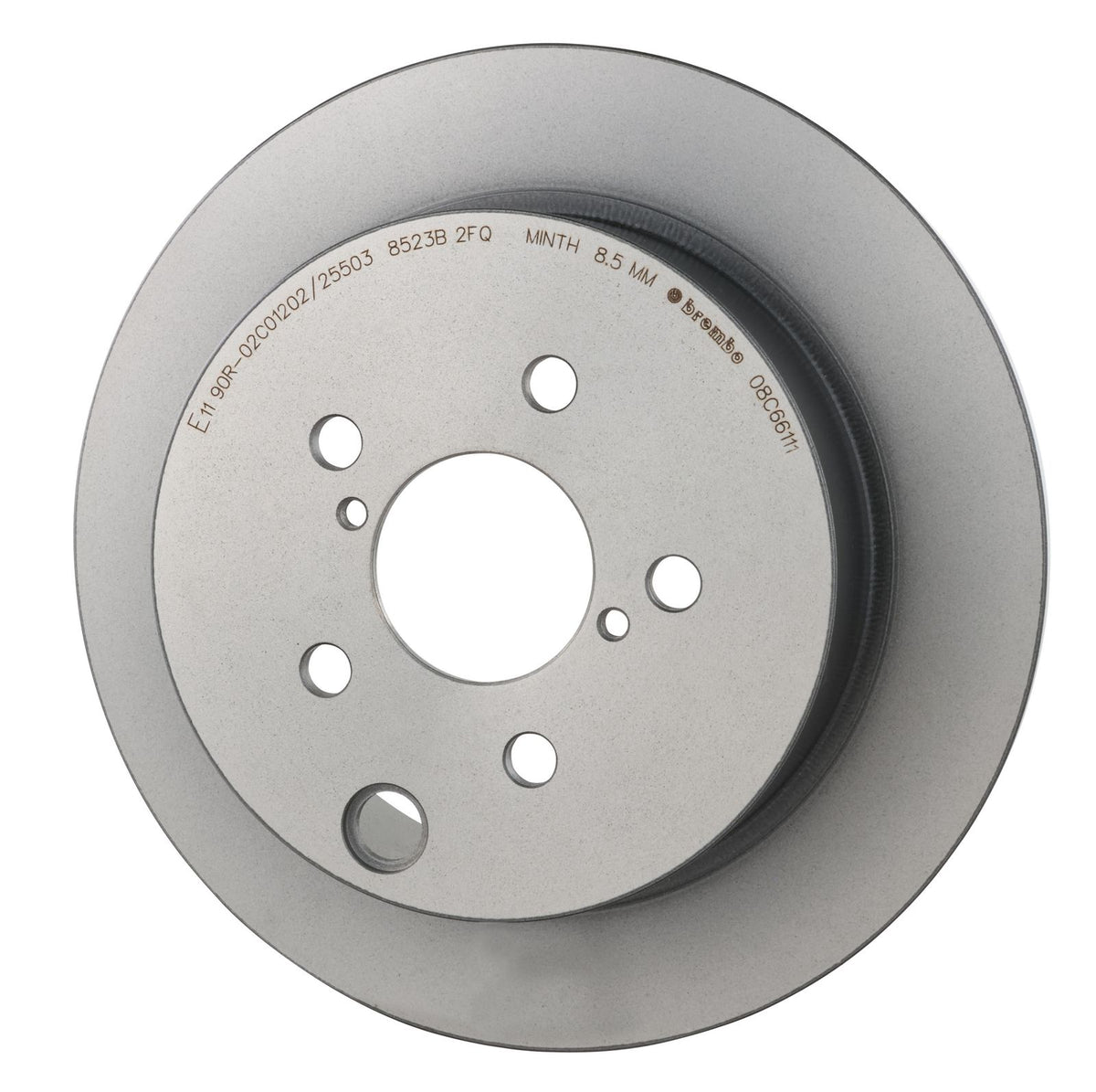 PRIME UV Coated Rear Disc Brake Rotor - 08.C661.11_02