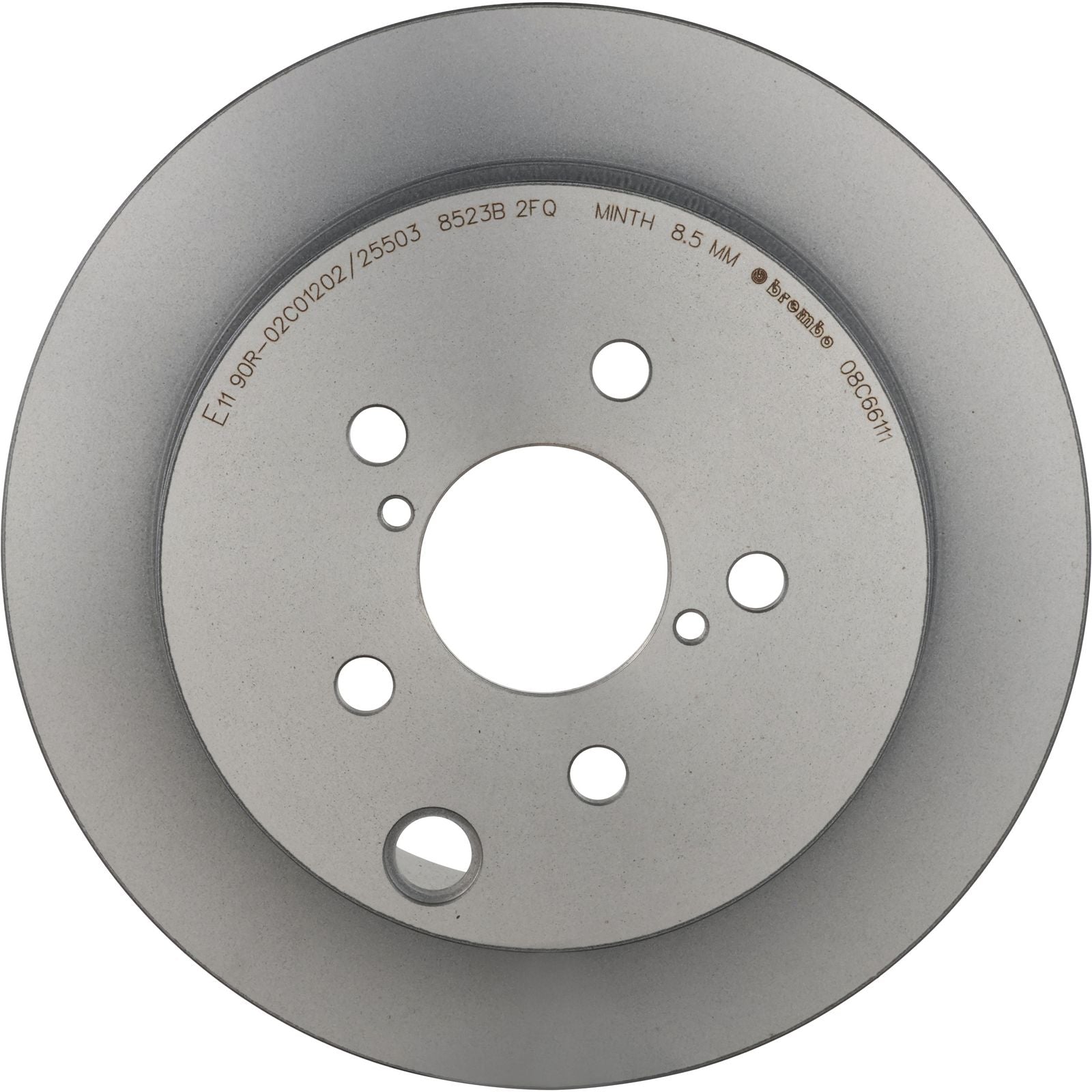 PRIME UV Coated Rear Disc Brake Rotor - 08.C661.11_28