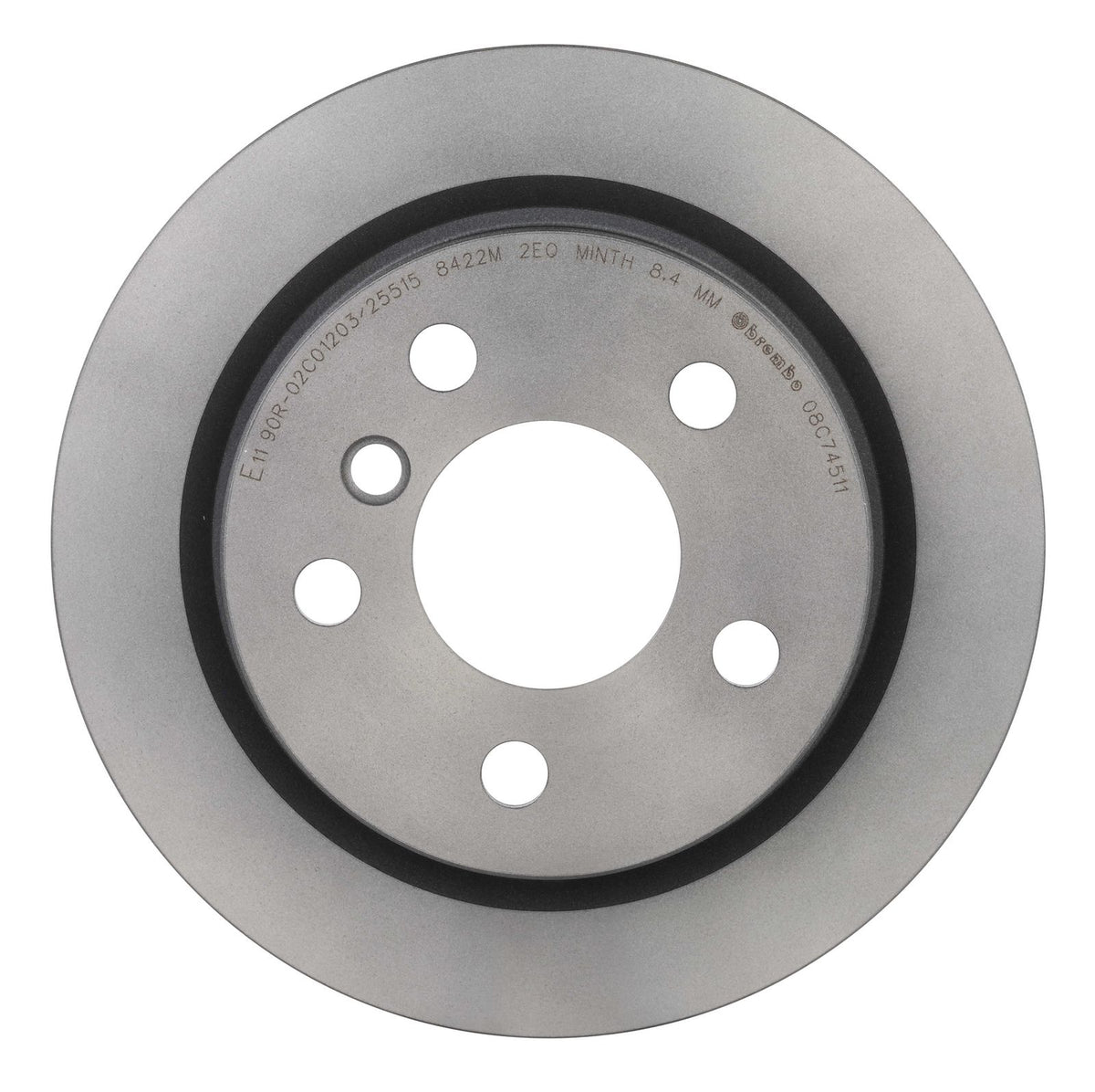 PRIME UV Coated Rear Disc Brake Rotor - 08.C745.11_07