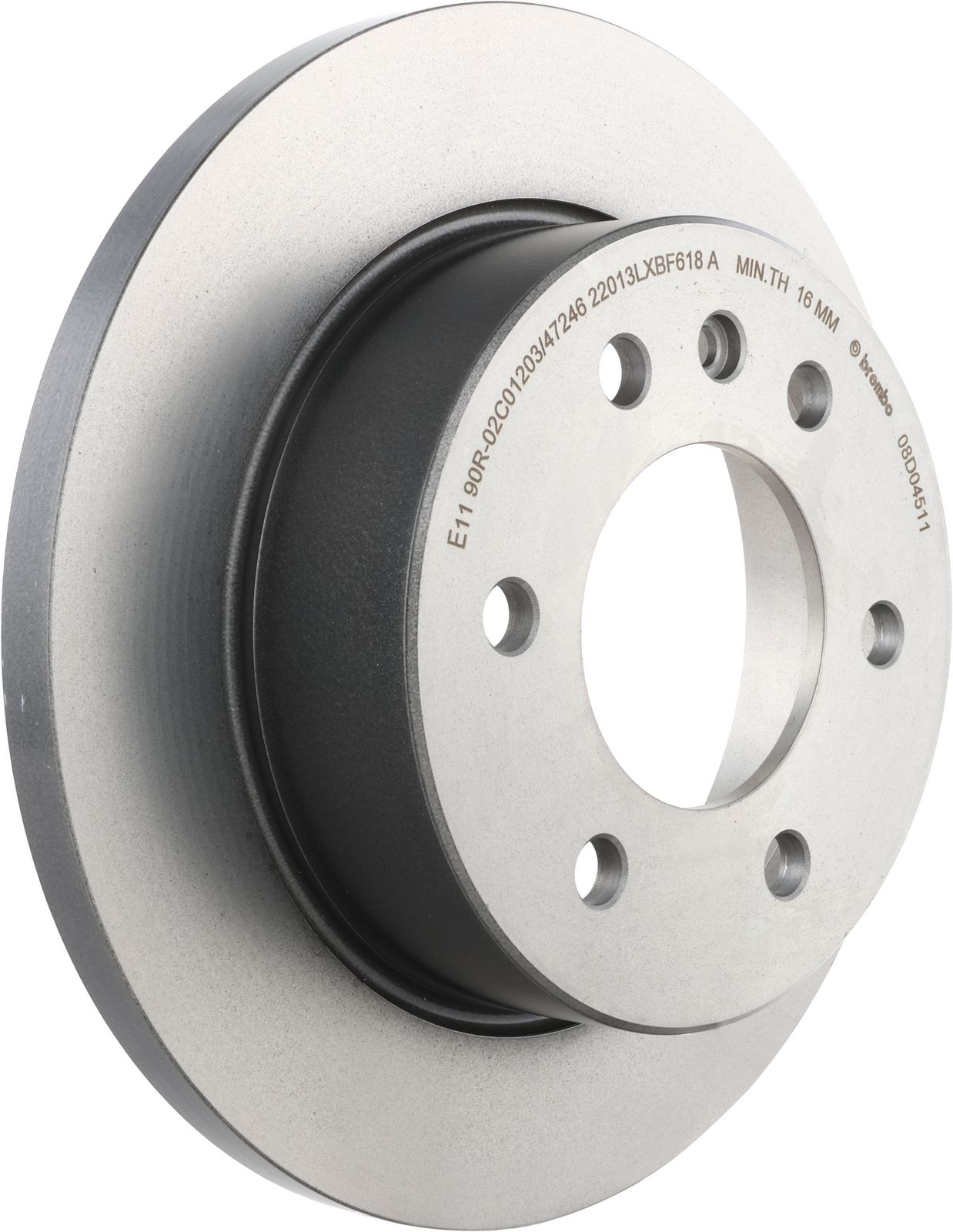 PRIME UV Coated Rear Disc Brake Rotor - 08.D045.11_01