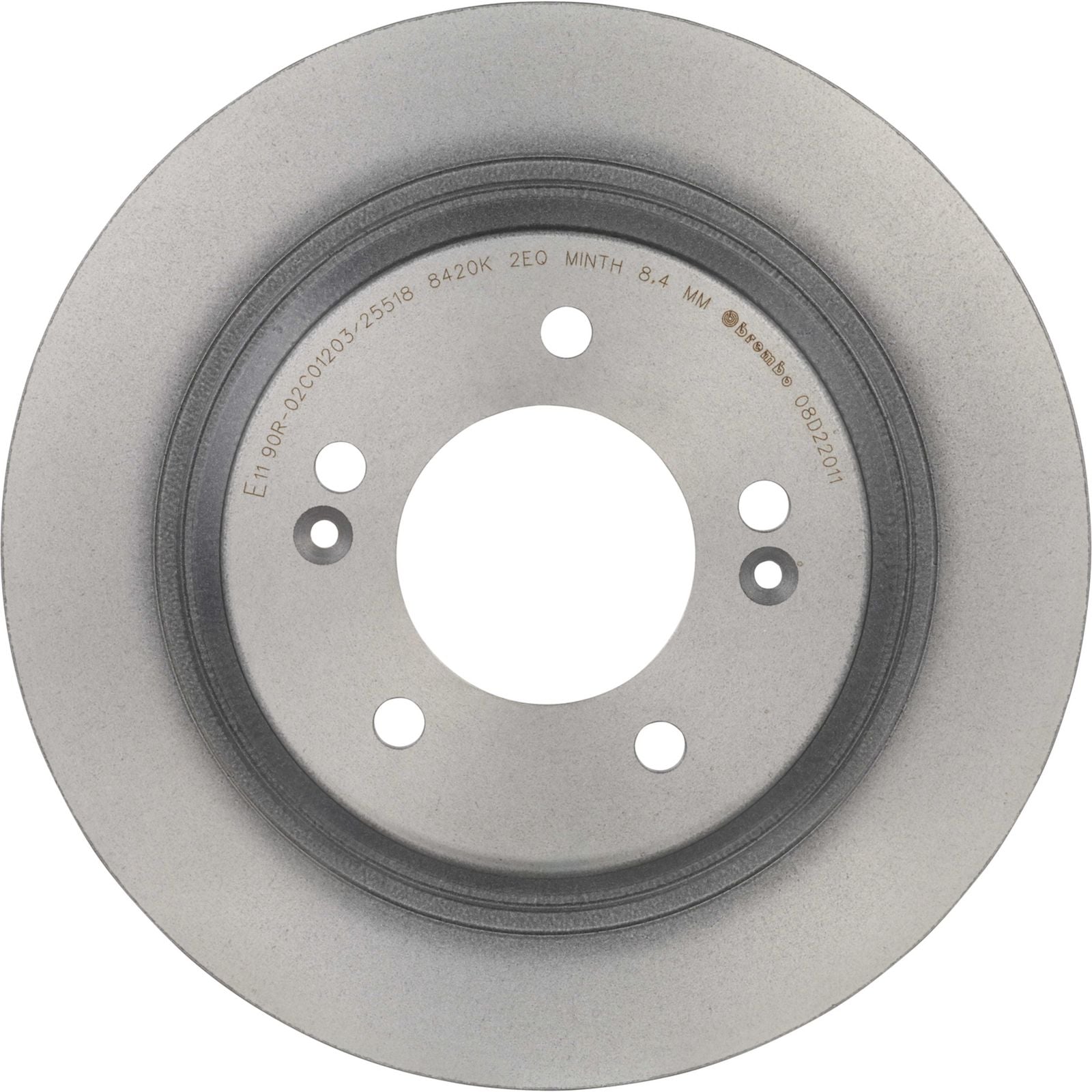 PRIME UV Coated Rear Disc Brake Rotor - 08.D220.11_06