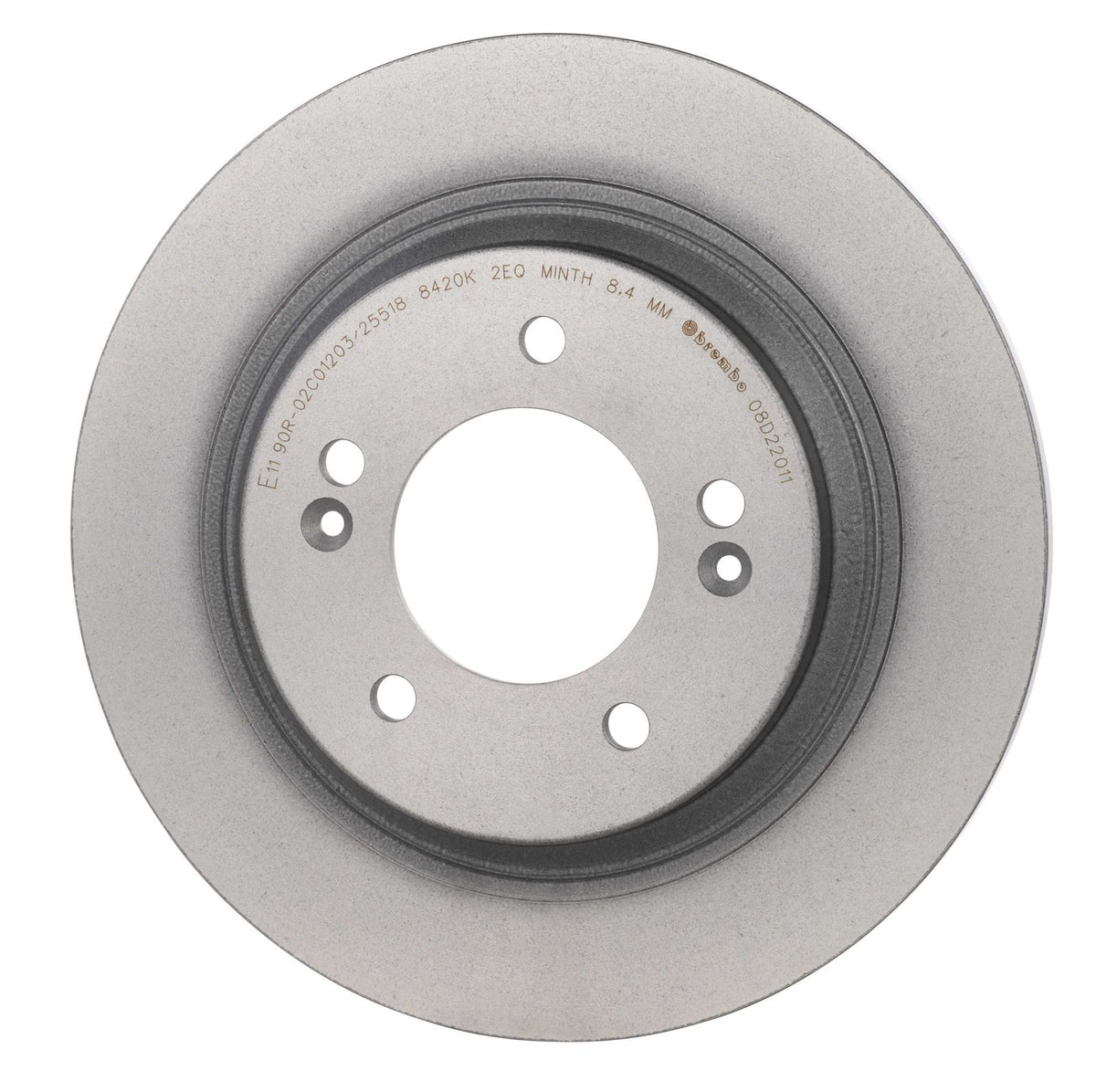 PRIME UV Coated Rear Disc Brake Rotor - 08.D220.11_09