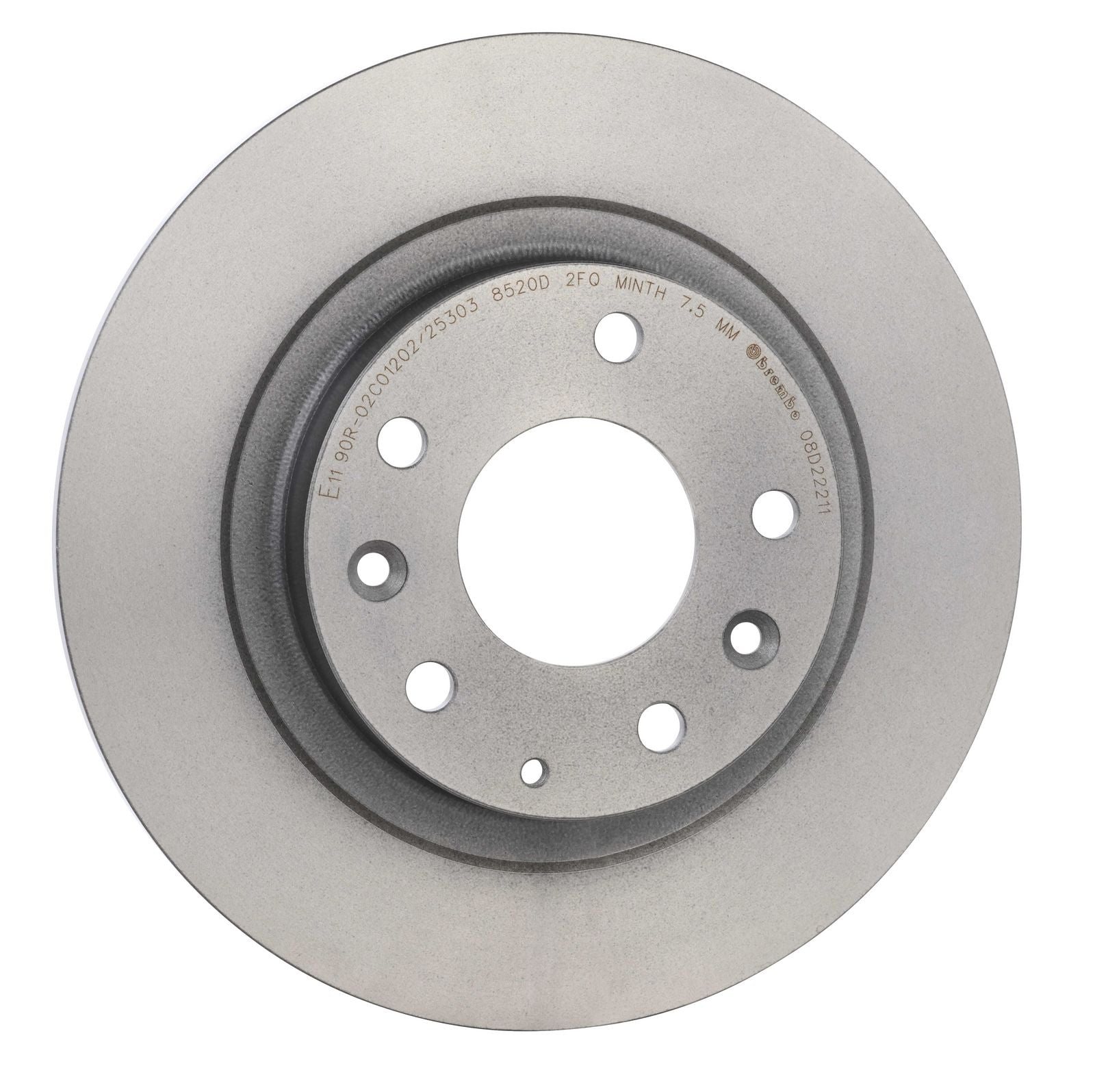 PRIME UV Coated Rear Disc Brake Rotor - 08.D222.11_30