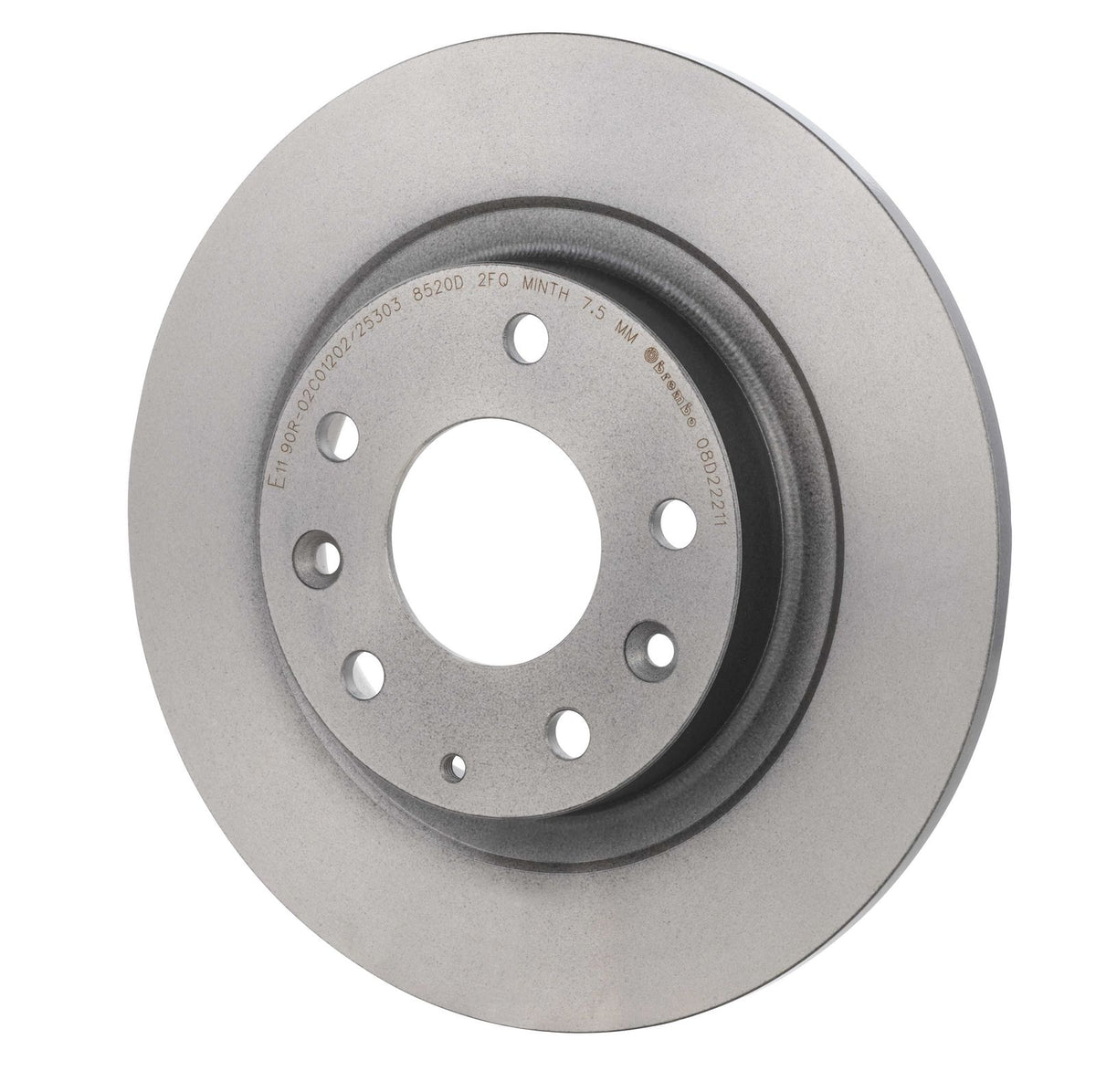 PRIME UV Coated Rear Disc Brake Rotor - 08.D222.11_09