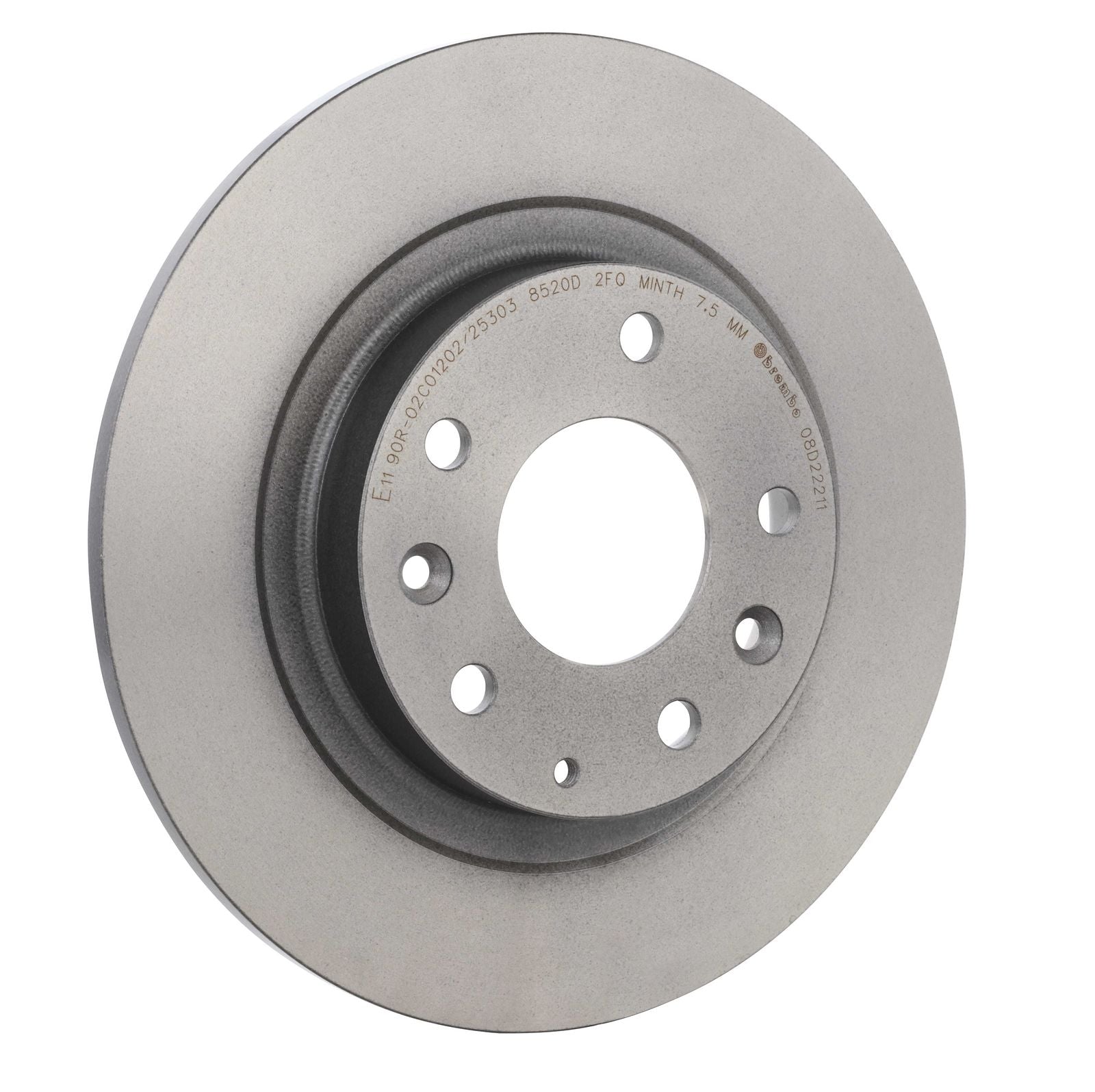 PRIME UV Coated Rear Disc Brake Rotor - 08.D222.11_29