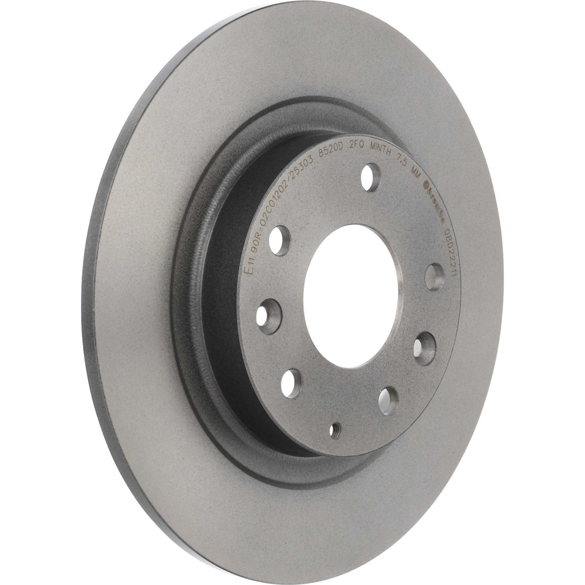 PRIME UV Coated Rear Disc Brake Rotor - 08.D222.11_05