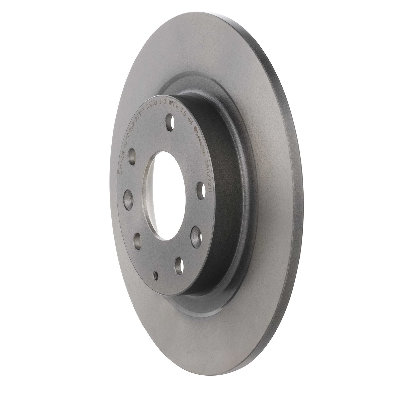 PRIME UV Coated Rear Disc Brake Rotor - 08.D222.11_11