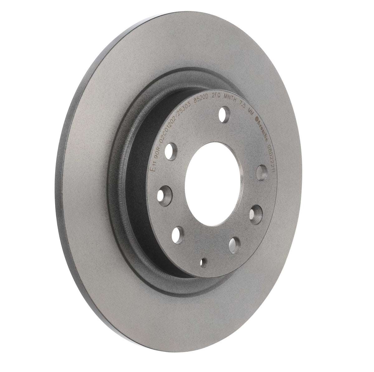 PRIME UV Coated Rear Disc Brake Rotor - 08.D222.11_28