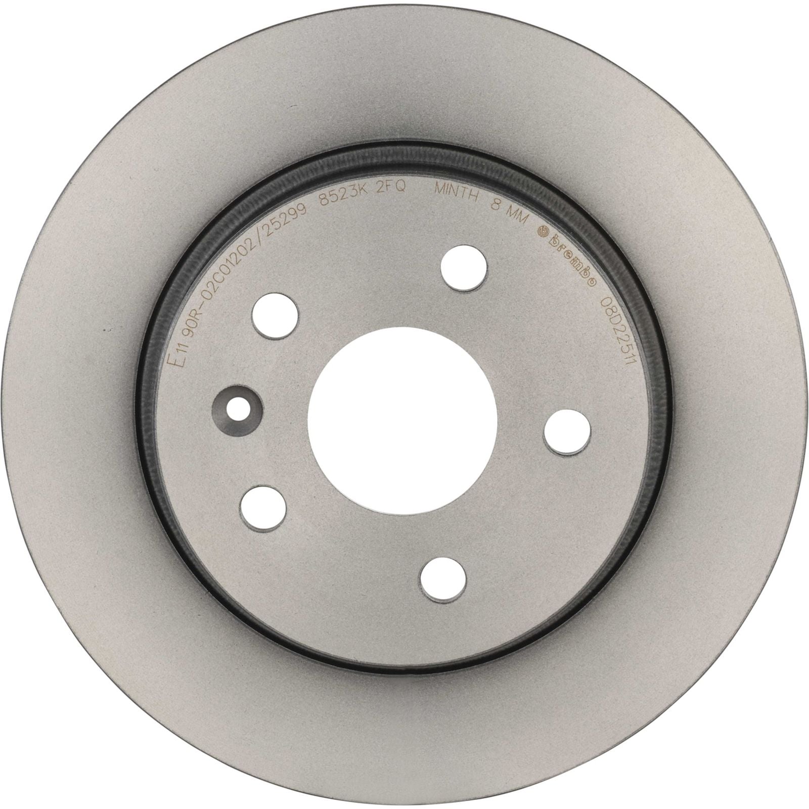 PRIME UV Coated Rear Disc Brake Rotor - 08.D225.11_04