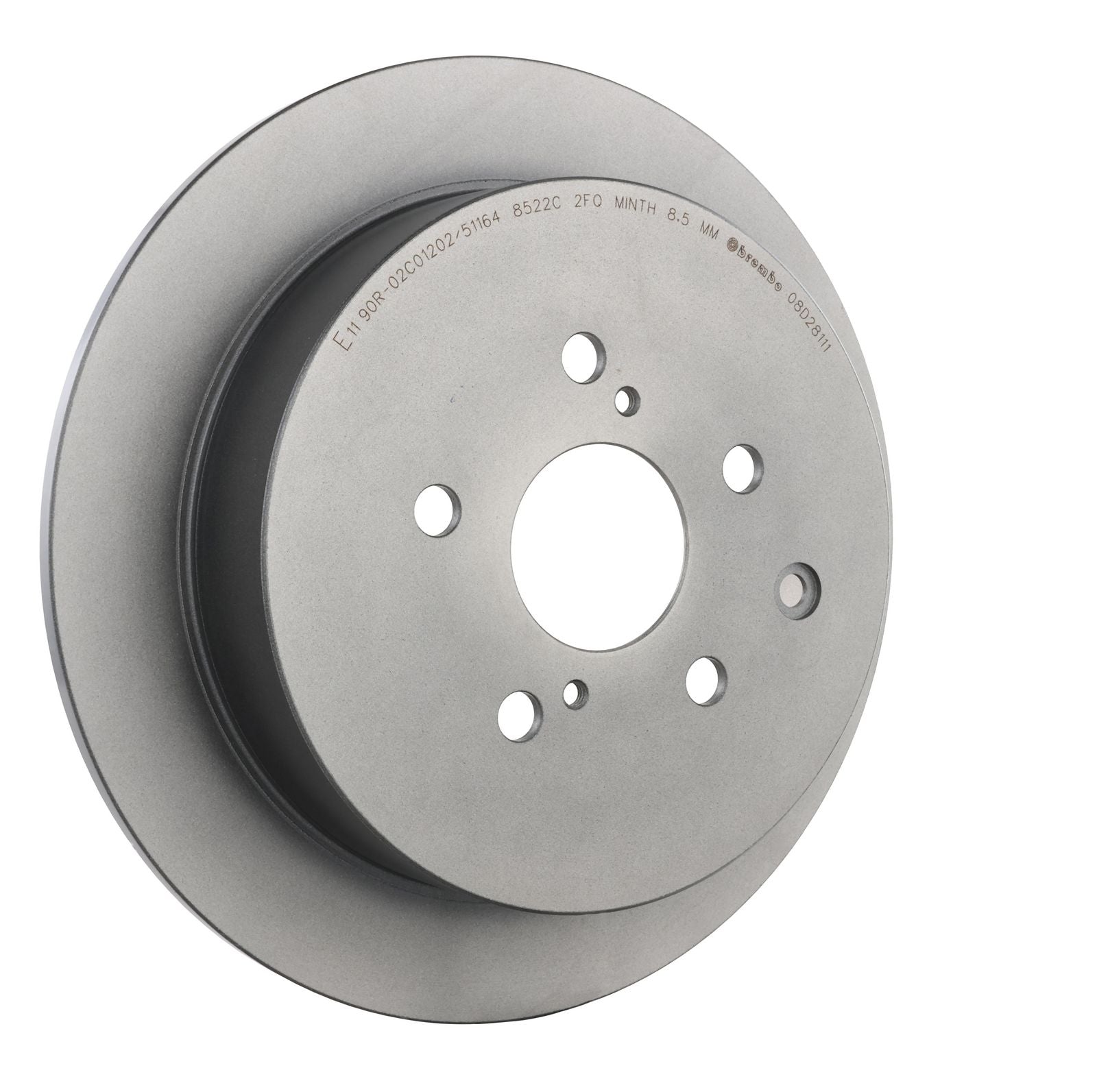 PRIME UV Coated Rear Disc Brake Rotor - 08.D281.11_28