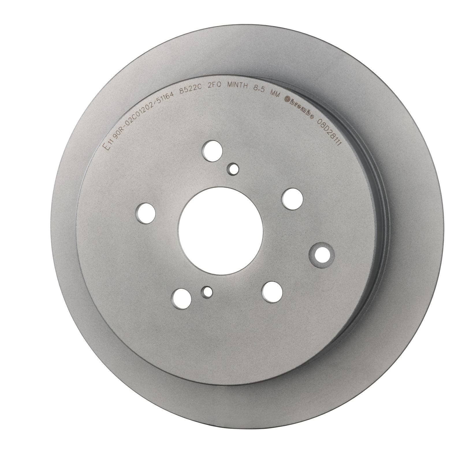 PRIME UV Coated Rear Disc Brake Rotor - 08.D281.11_07