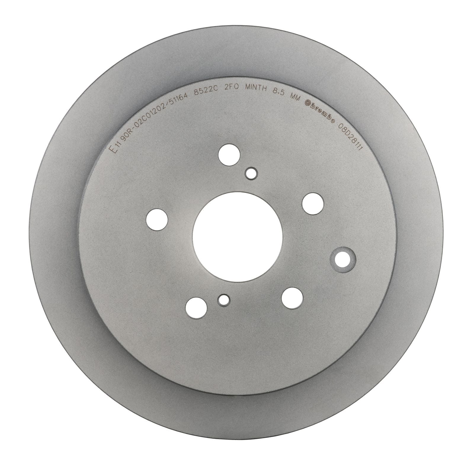 PRIME UV Coated Rear Disc Brake Rotor - 08.D281.11_06
