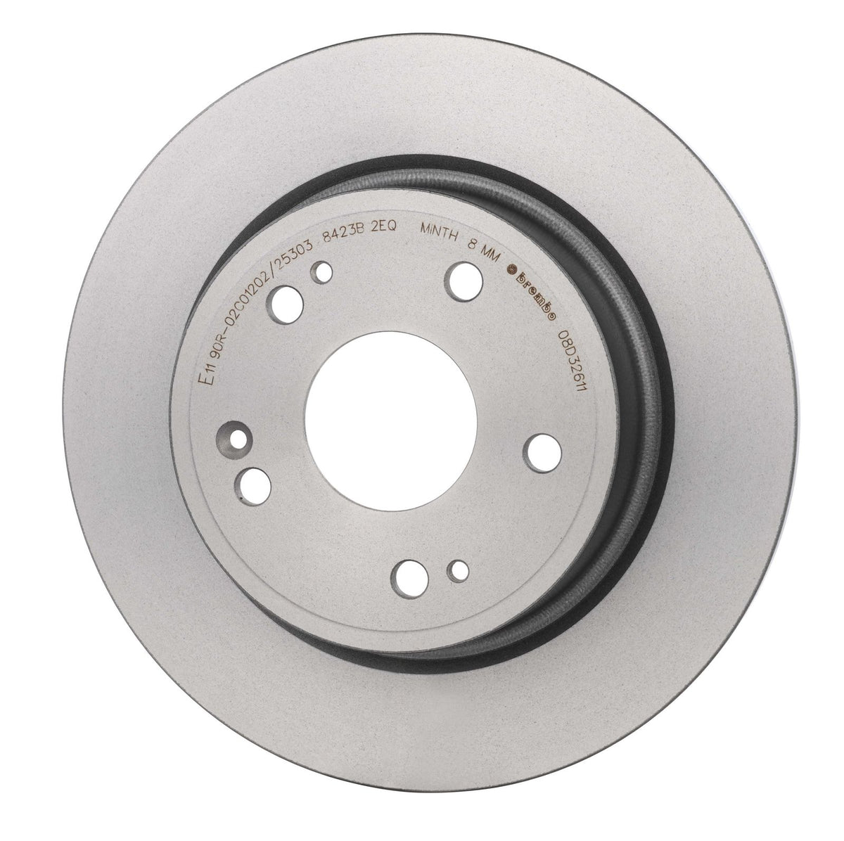PRIME UV Coated Rear Disc Brake Rotor - 08.D326.11_08