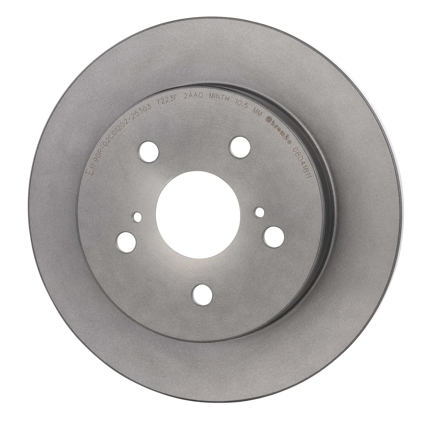 PRIME UV Coated Rear Disc Brake Rotor - 08.D418.11_08