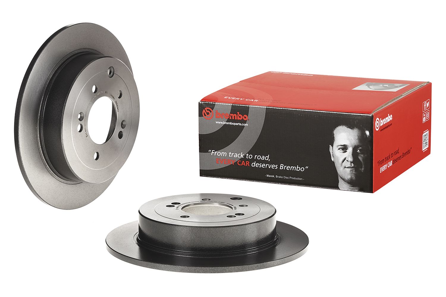PRIME UV Coated Rear Disc Brake Rotor - 08.D429.11_01
