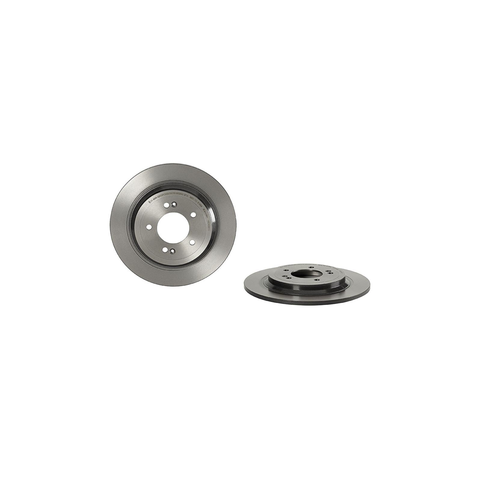 PRIME UV Coated Rear Disc Brake Rotor - 08.D430.11_01
