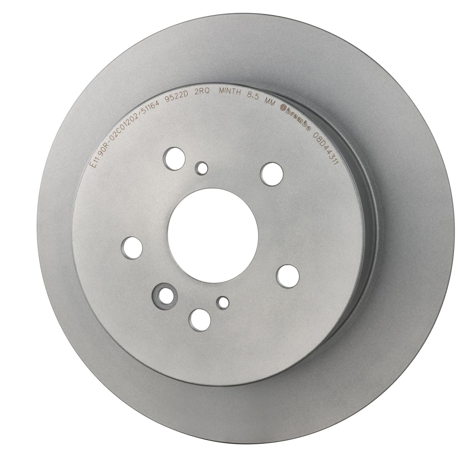 PRIME UV Coated Rear Disc Brake Rotor - 08.D443.11_08
