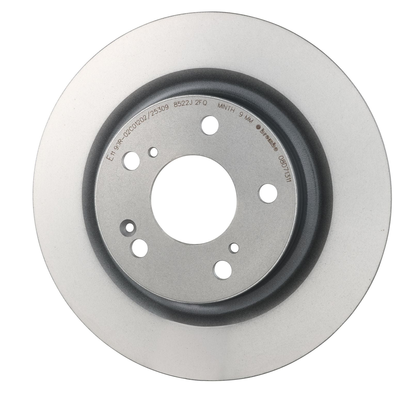 PRIME UV Coated Rear Disc Brake Rotor - 08.D713.11_08