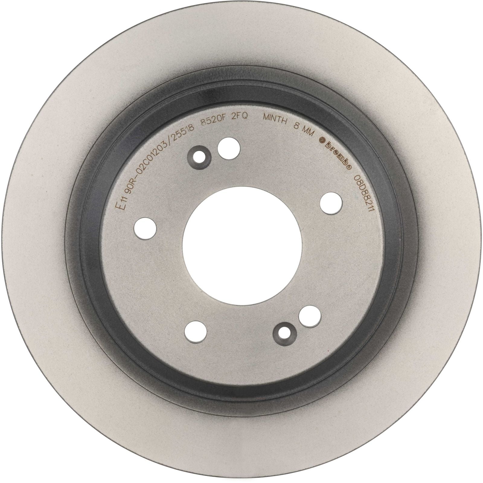 PRIME UV Coated Rear Disc Brake Rotor - 08.D882.11_01