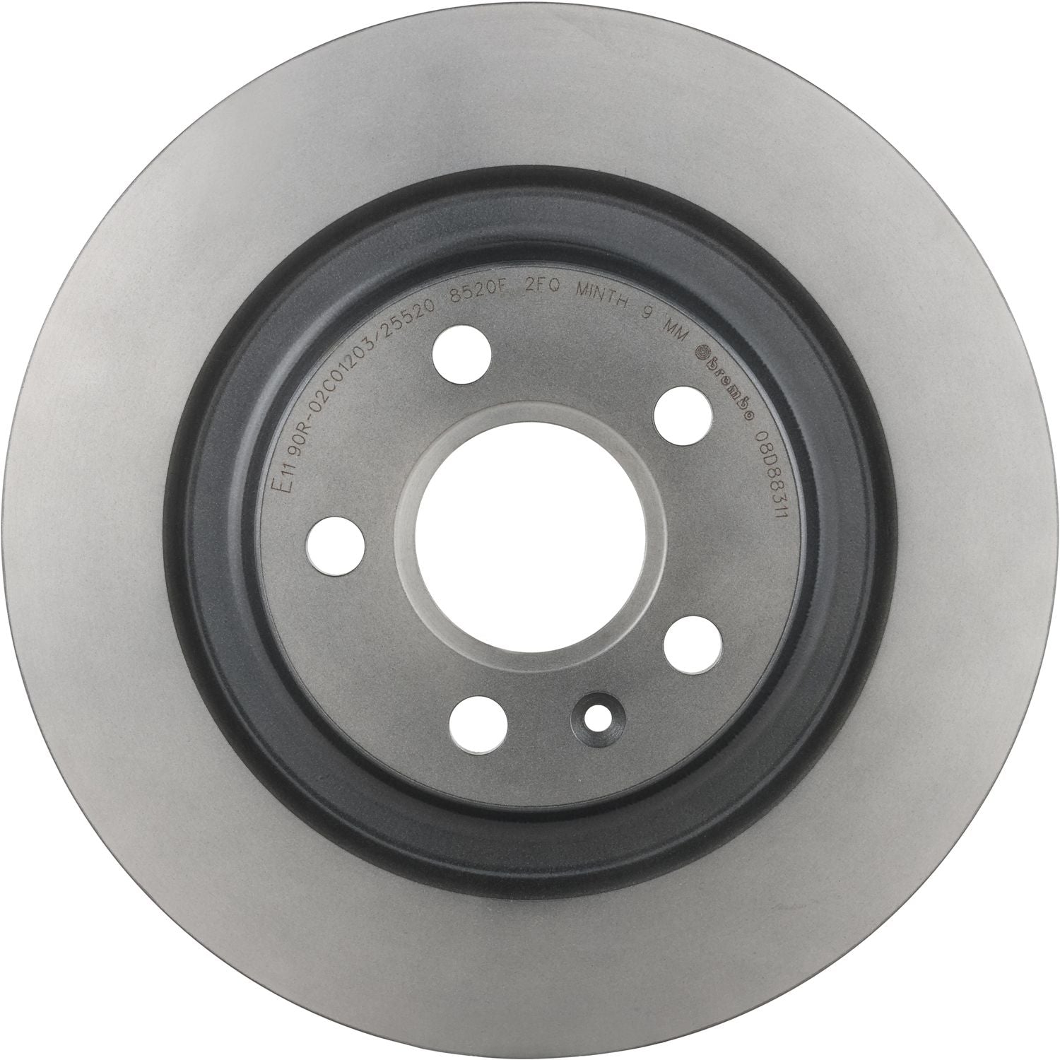 PRIME UV Coated Rear Disc Brake Rotor - 08.D883.11_01