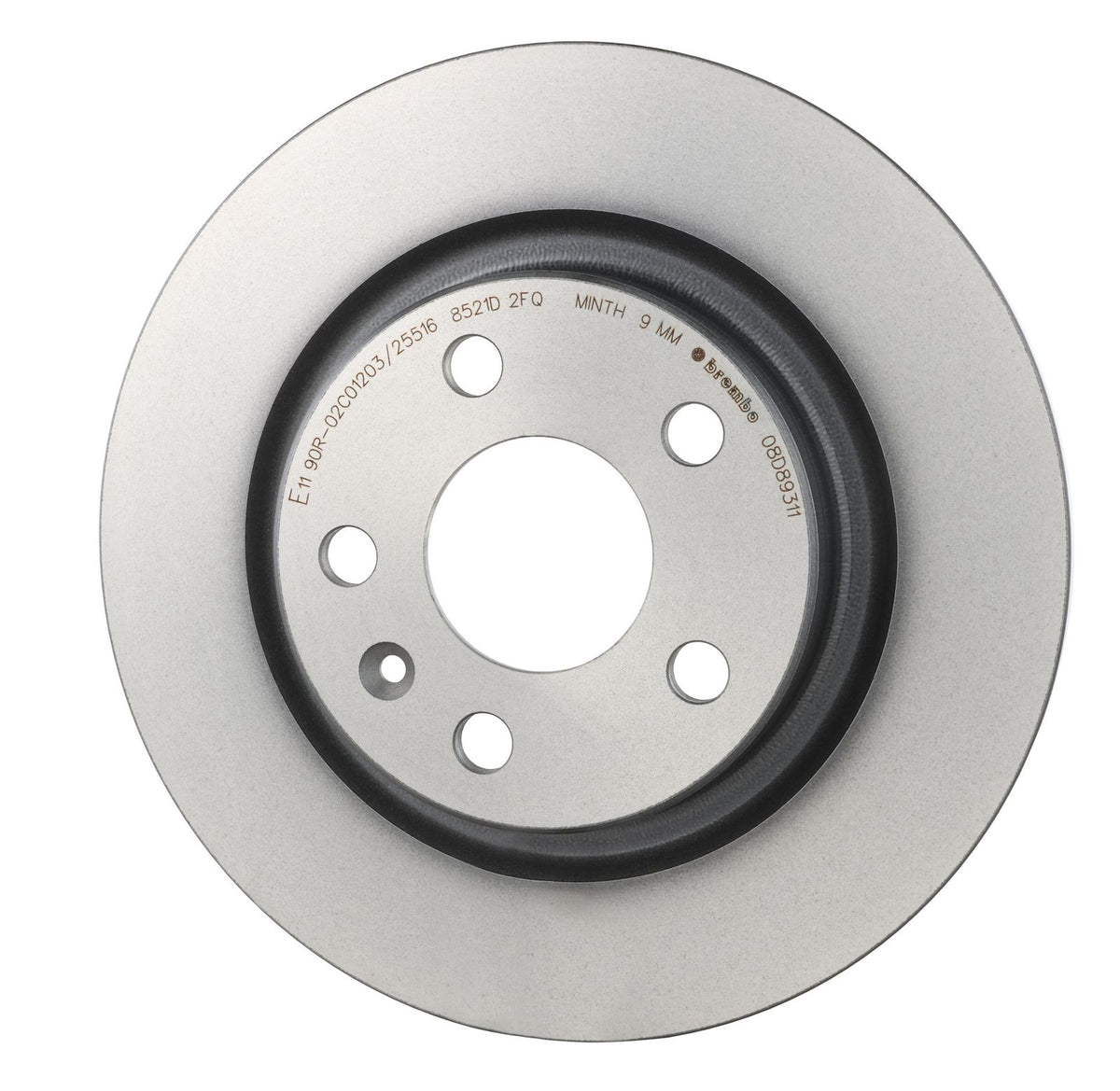 PRIME UV Coated Rear Disc Brake Rotor - 08.D893.11_08