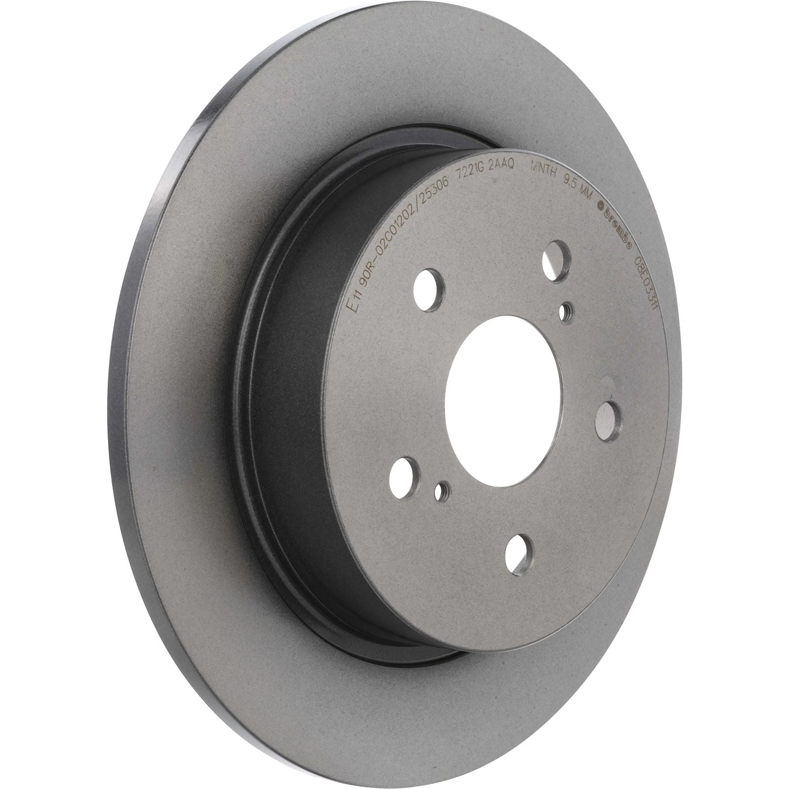PRIME UV Coated Rear Disc Brake Rotor - 08.E033.11_01