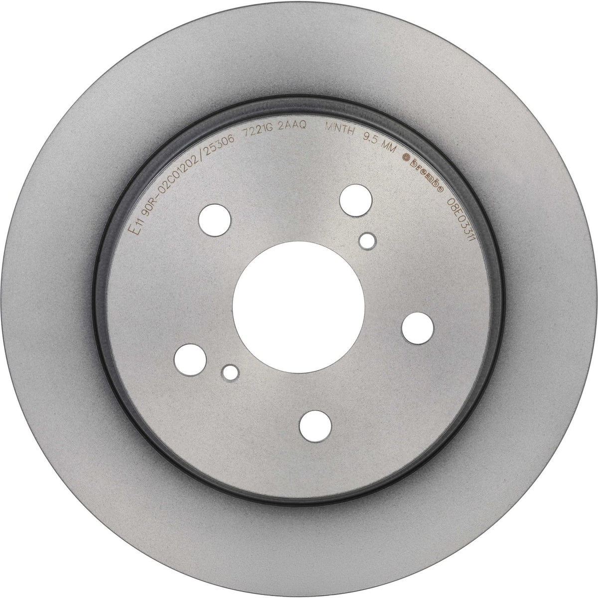 PRIME UV Coated Rear Disc Brake Rotor - 08.E033.11_28