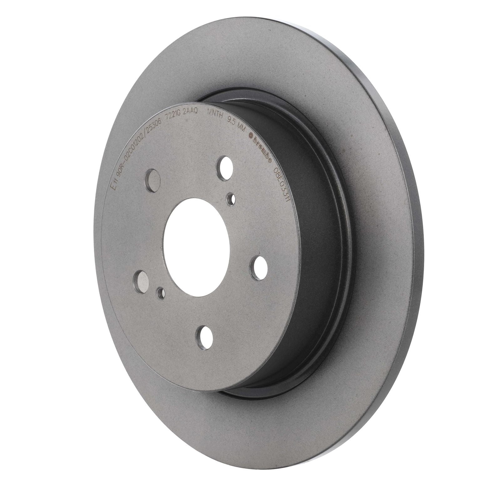 PRIME UV Coated Rear Disc Brake Rotor - 08.E033.11_05