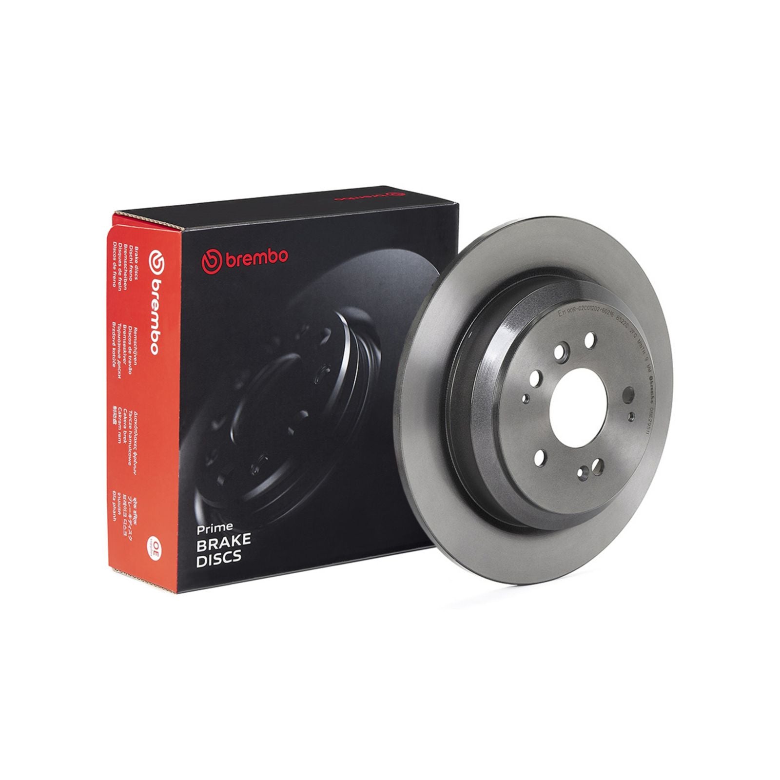 PRIME UV Coated Rear Disc Brake Rotor - 08.E295.11_04