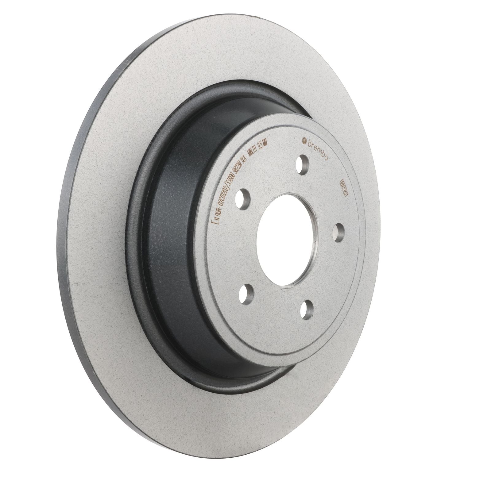 PRIME UV Coated Rear Disc Brake Rotor - 08.N258.21_22