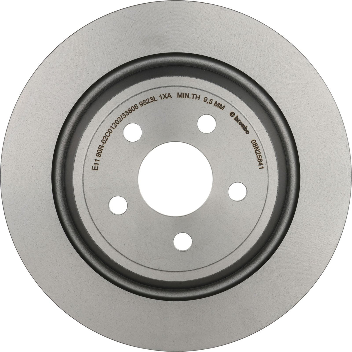 PRIME UV Coated Rear Disc Brake Rotor - 08.N258.41_02