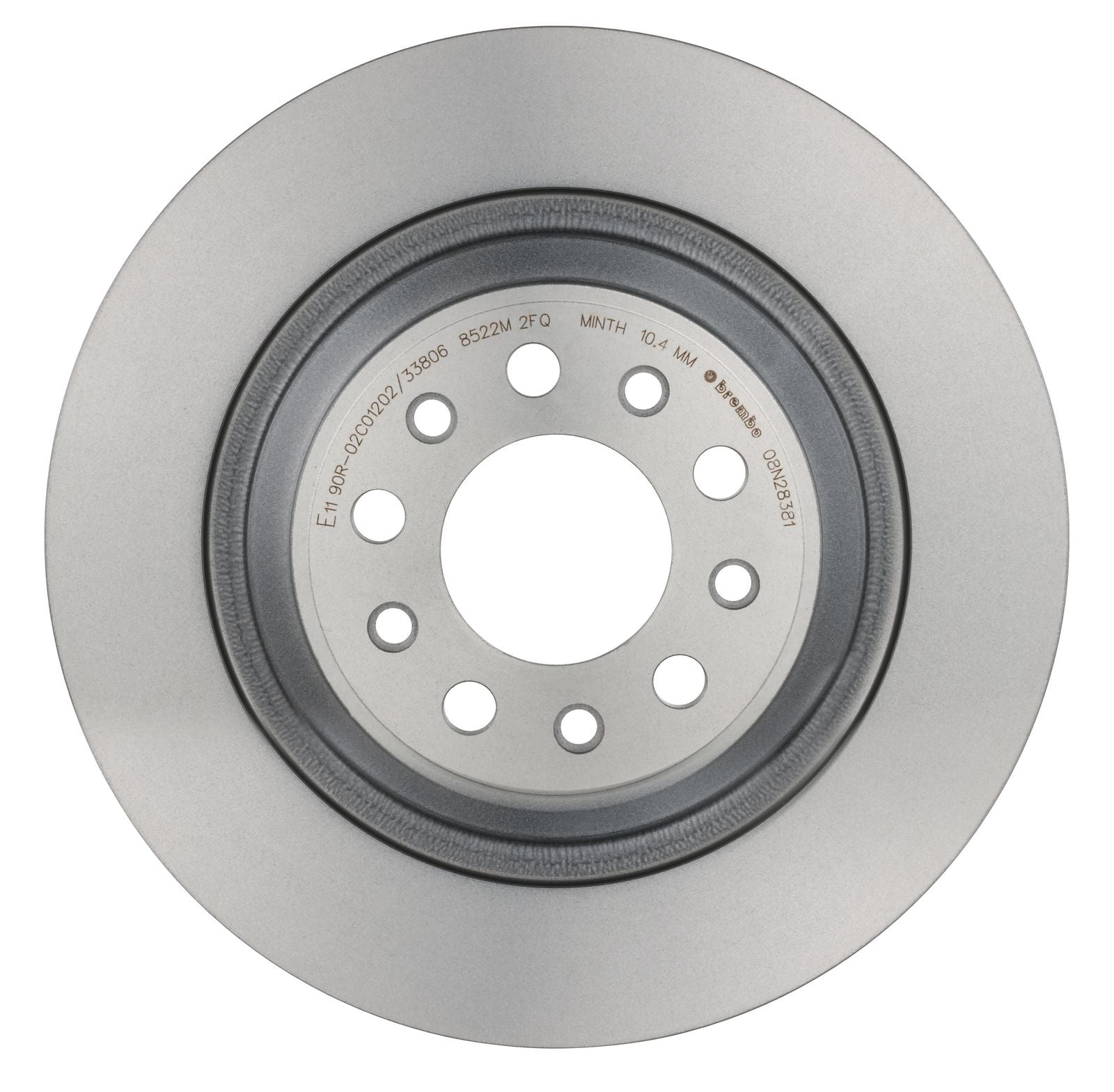 PRIME UV Coated Rear Disc Brake Rotor - 08.N283.81_01
