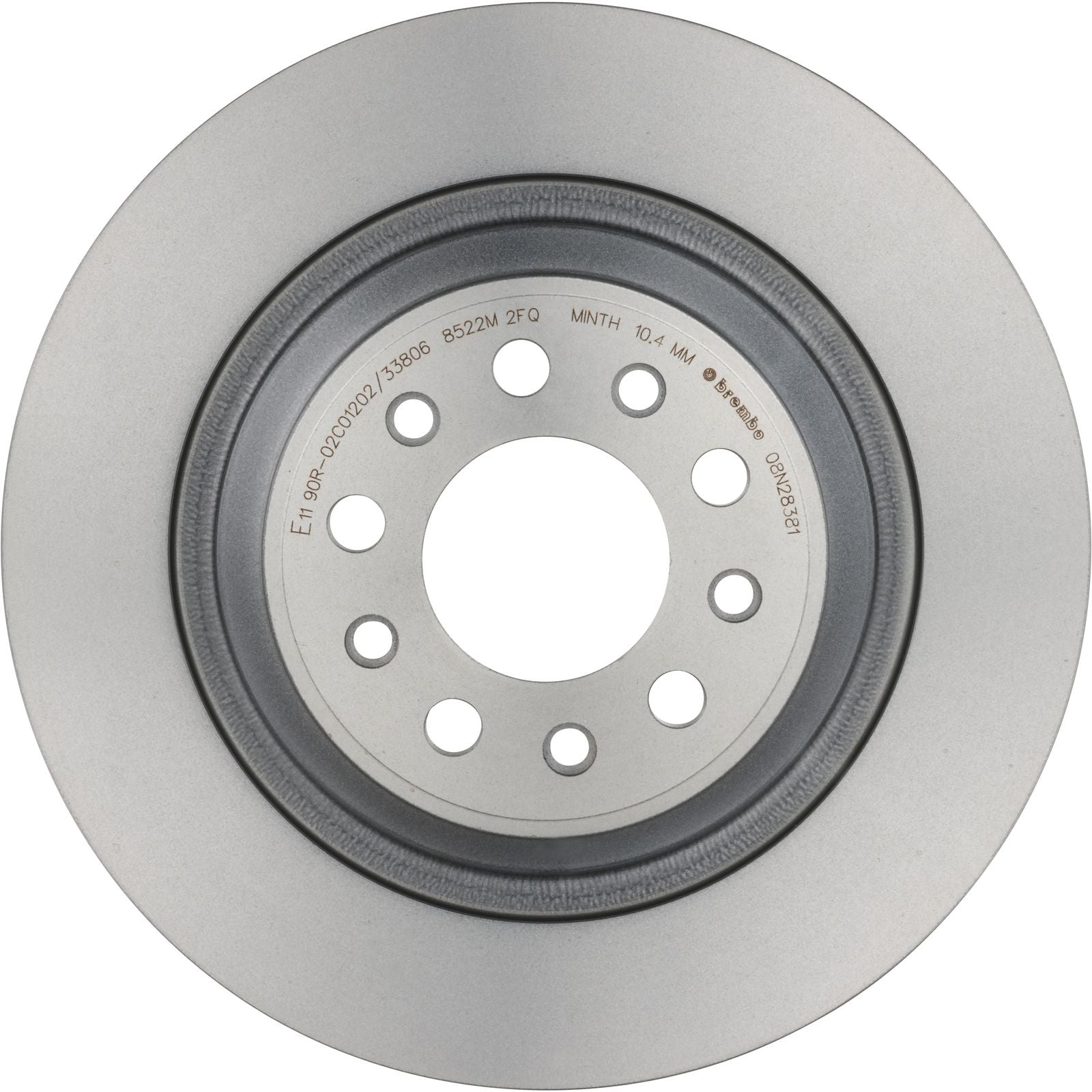 PRIME UV Coated Rear Disc Brake Rotor - 08.N283.81_28