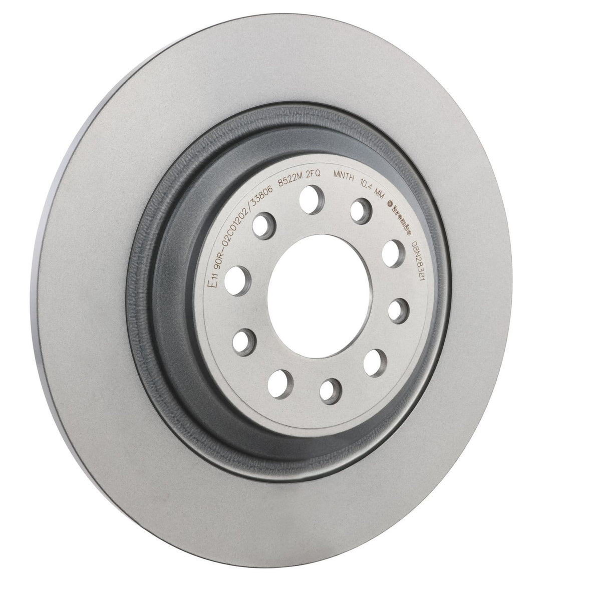 PRIME UV Coated Rear Disc Brake Rotor - 08.N283.81_23