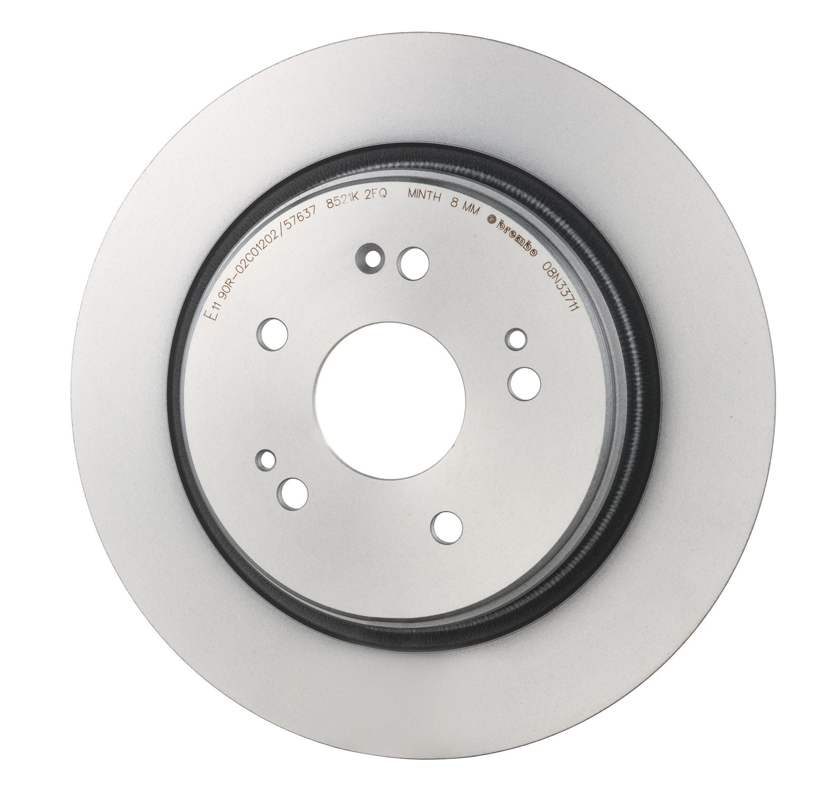 PRIME UV Coated Rear Disc Brake Rotor - 08.N337.11_08