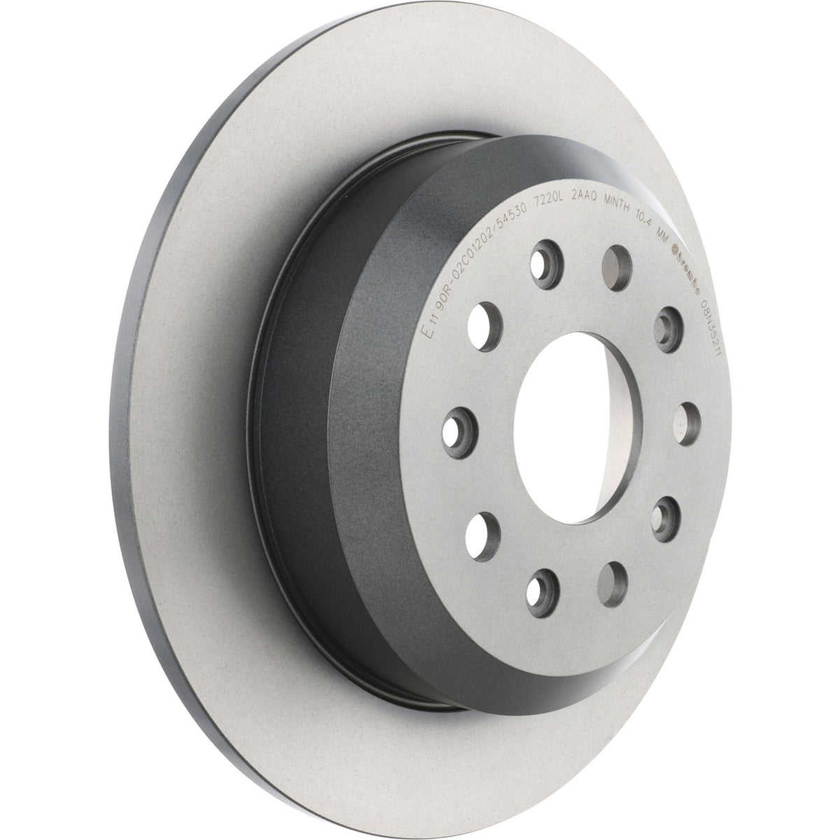 PRIME UV Coated Rear Disc Brake Rotor - 08.N352.11_02