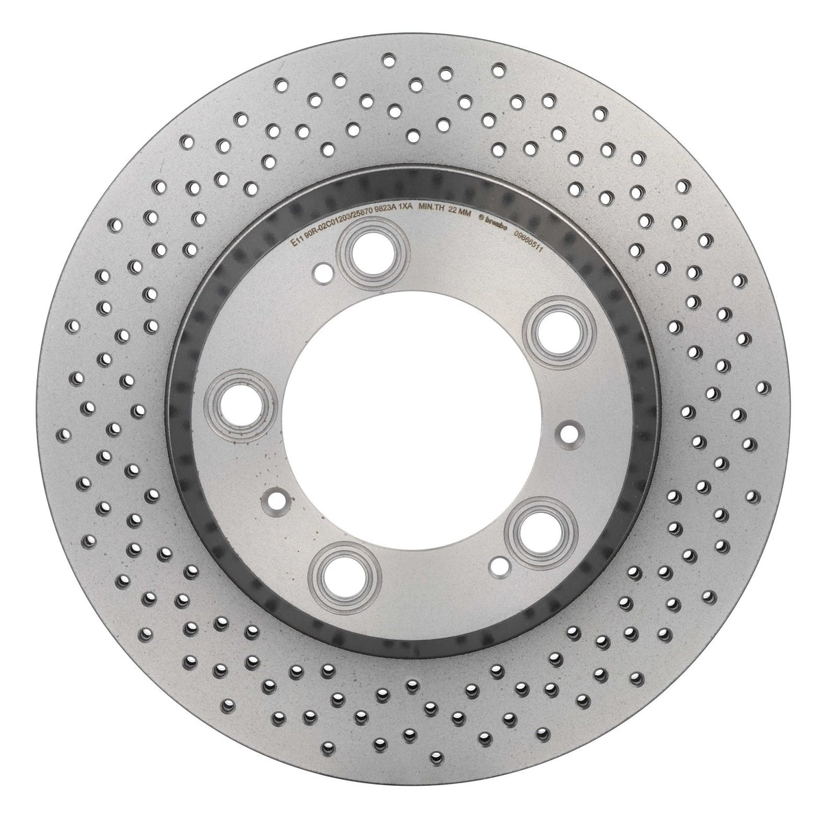 PRIME UV Coated Rear Disc Brake Rotor - 09.6665.11_07
