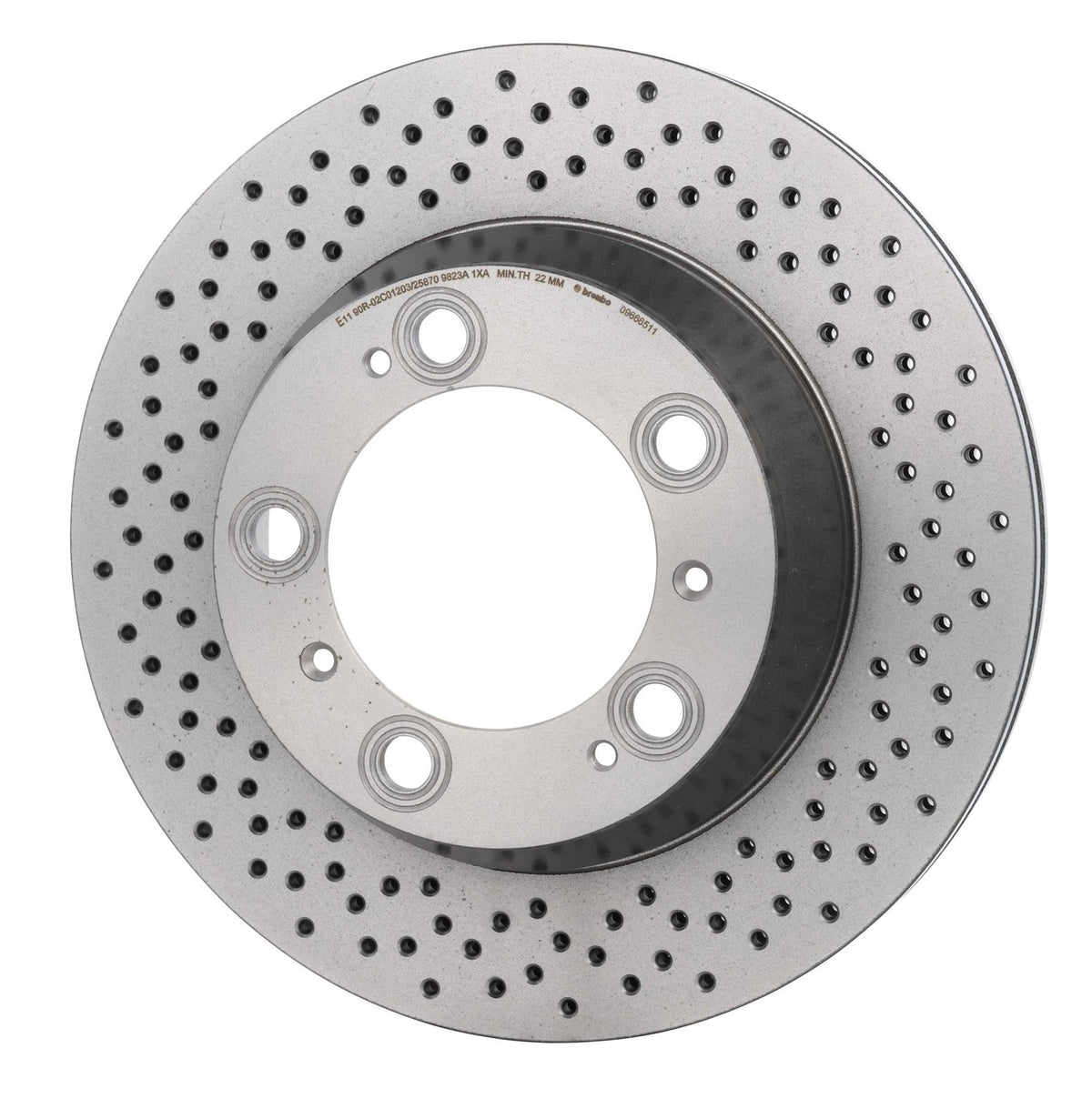 PRIME UV Coated Rear Disc Brake Rotor - 09.6665.11_08