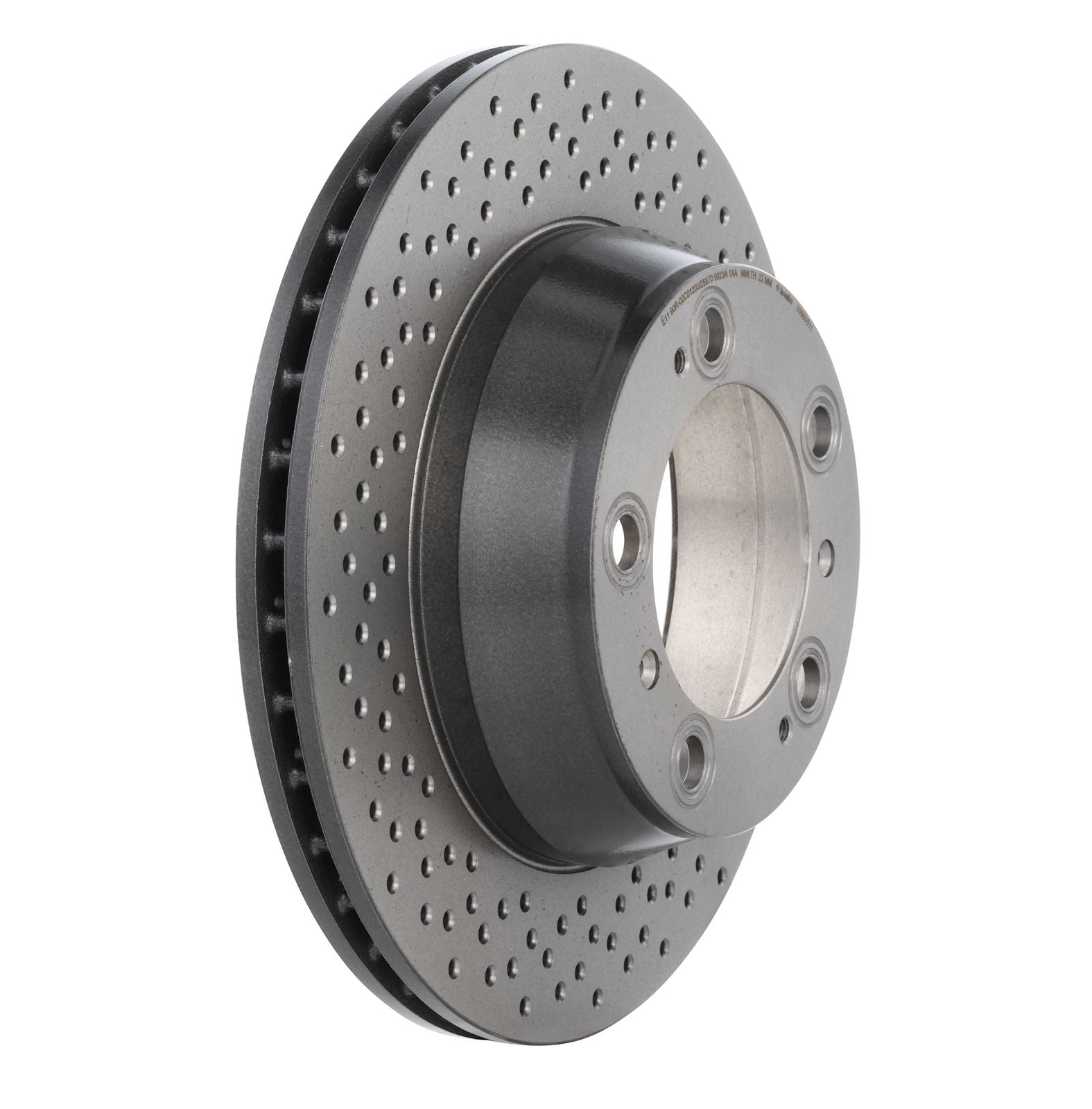 PRIME UV Coated Rear Disc Brake Rotor - 09.6665.11_27
