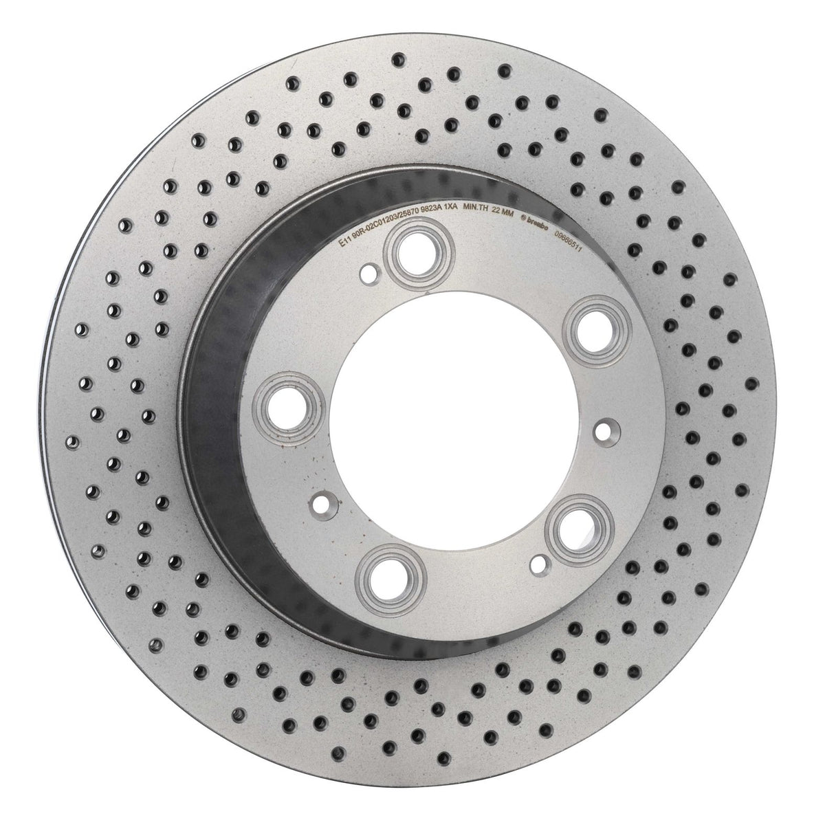 PRIME UV Coated Rear Disc Brake Rotor - 09.6665.11_30