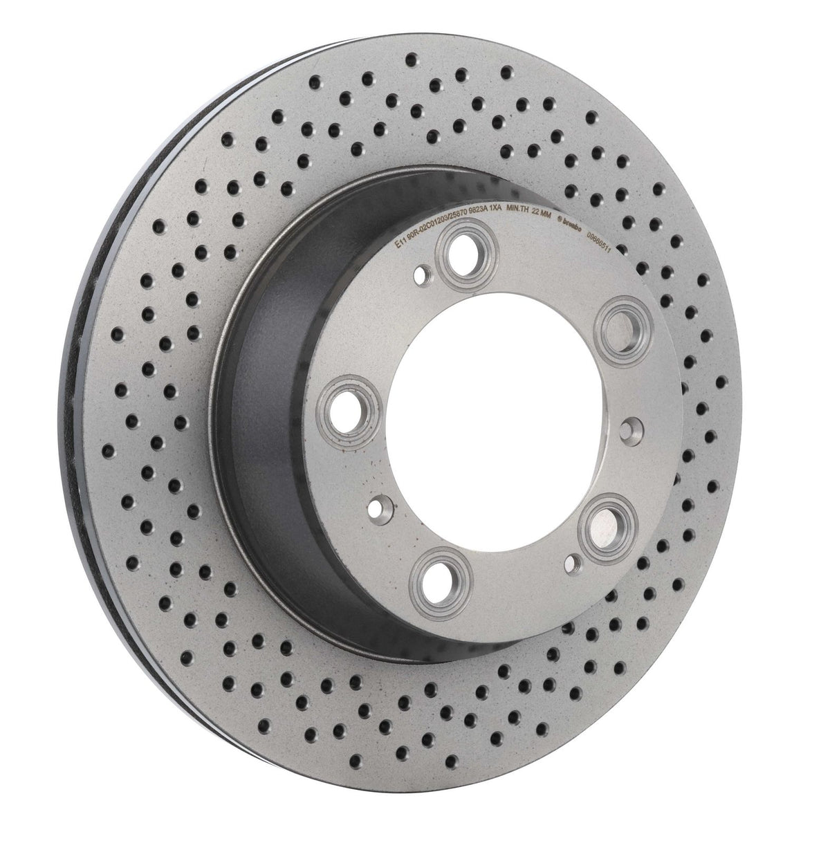 PRIME UV Coated Rear Disc Brake Rotor - 09.6665.11_29