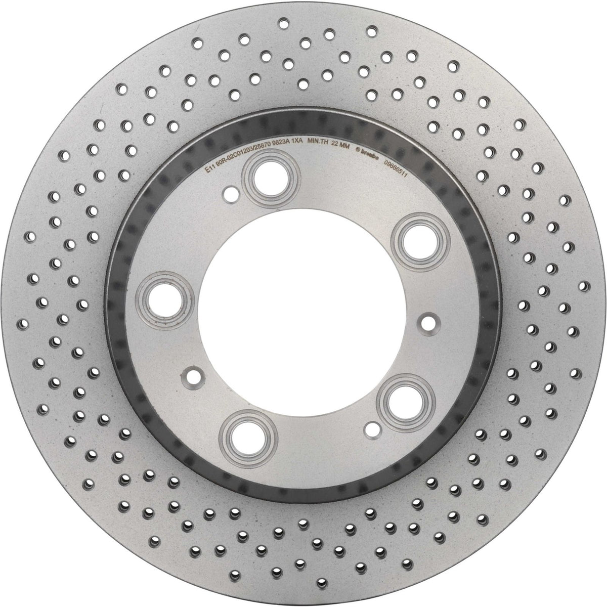 PRIME UV Coated Rear Disc Brake Rotor - 09.6665.11_05