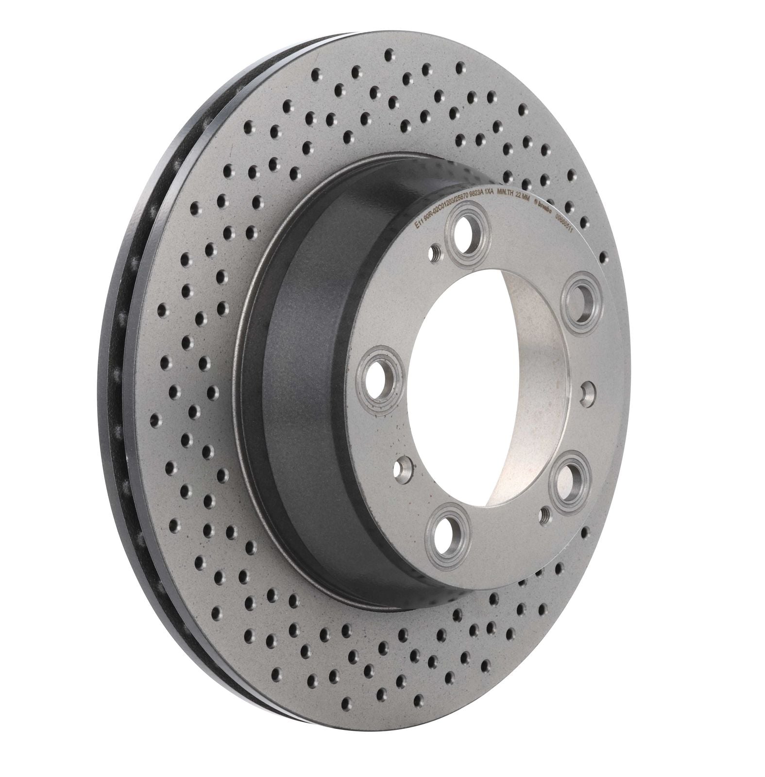 PRIME UV Coated Rear Disc Brake Rotor - 09.6665.11_28