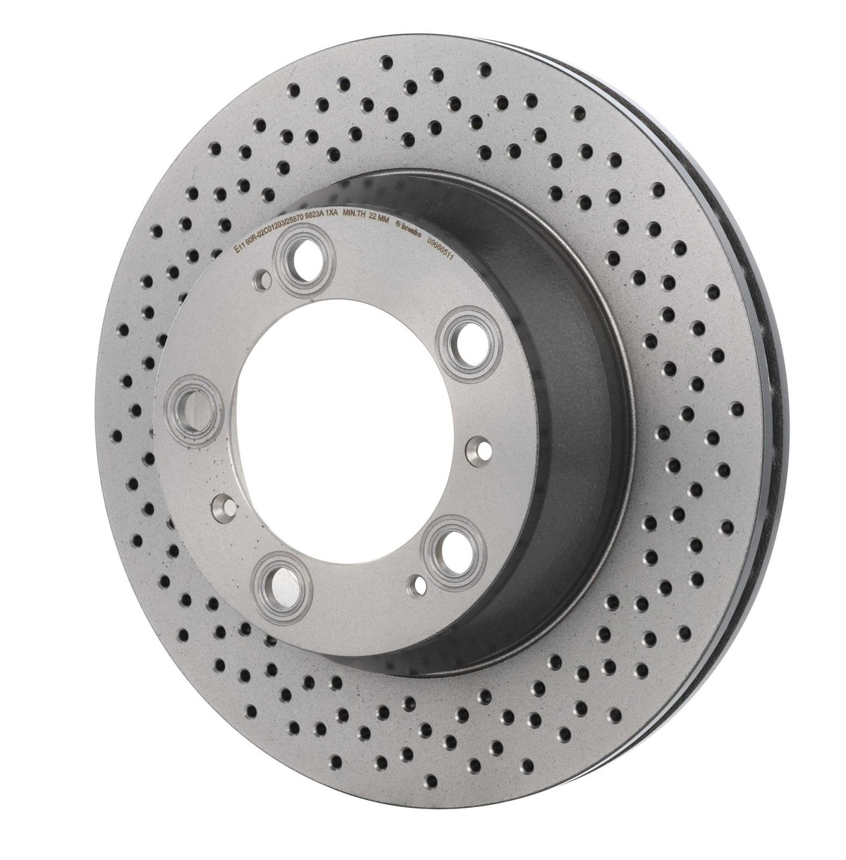PRIME UV Coated Rear Disc Brake Rotor - 09.6665.11_09
