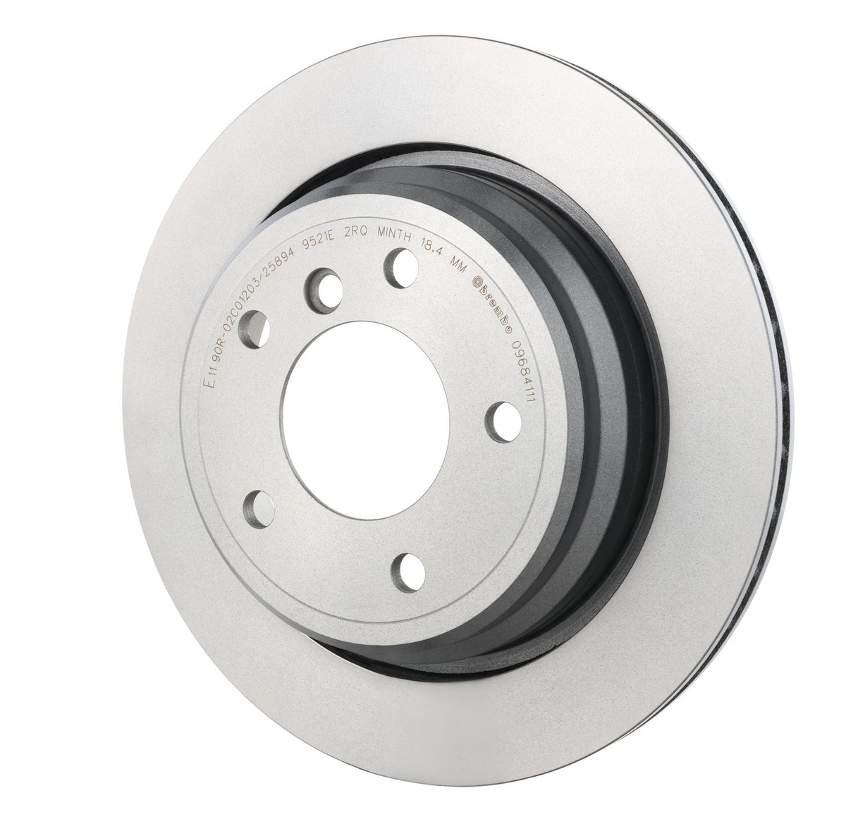 PRIME UV Coated Rear Disc Brake Rotor - 09.6841.11_09