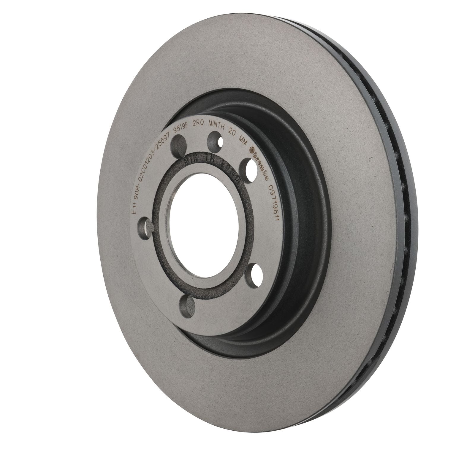 PRIME UV Coated Rear Disc Brake Rotor - 09.7196.11_09